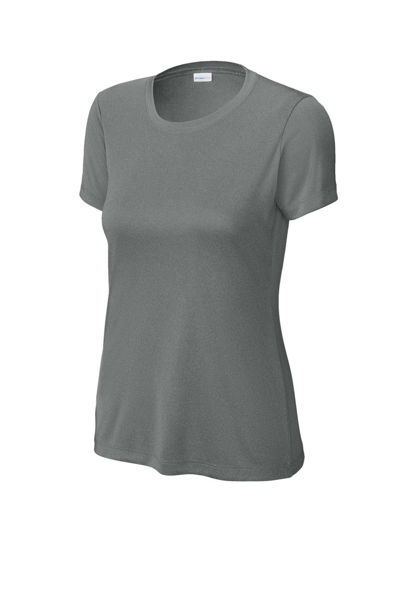Sport-Tek Women's PosiCharge Competitor Tee - Iron Grey Heather