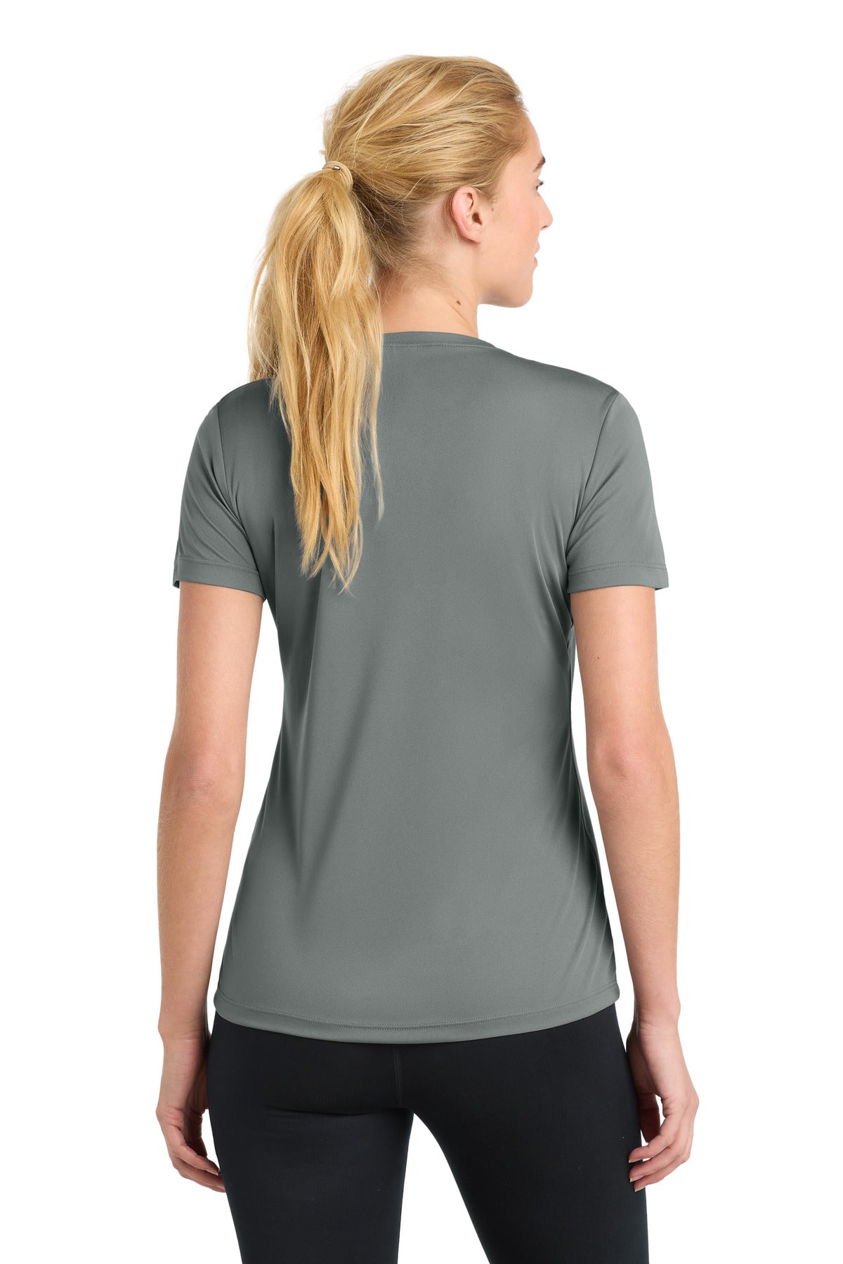 Sport-Tek Women's PosiCharge Competitor Tee - Grey Concrete