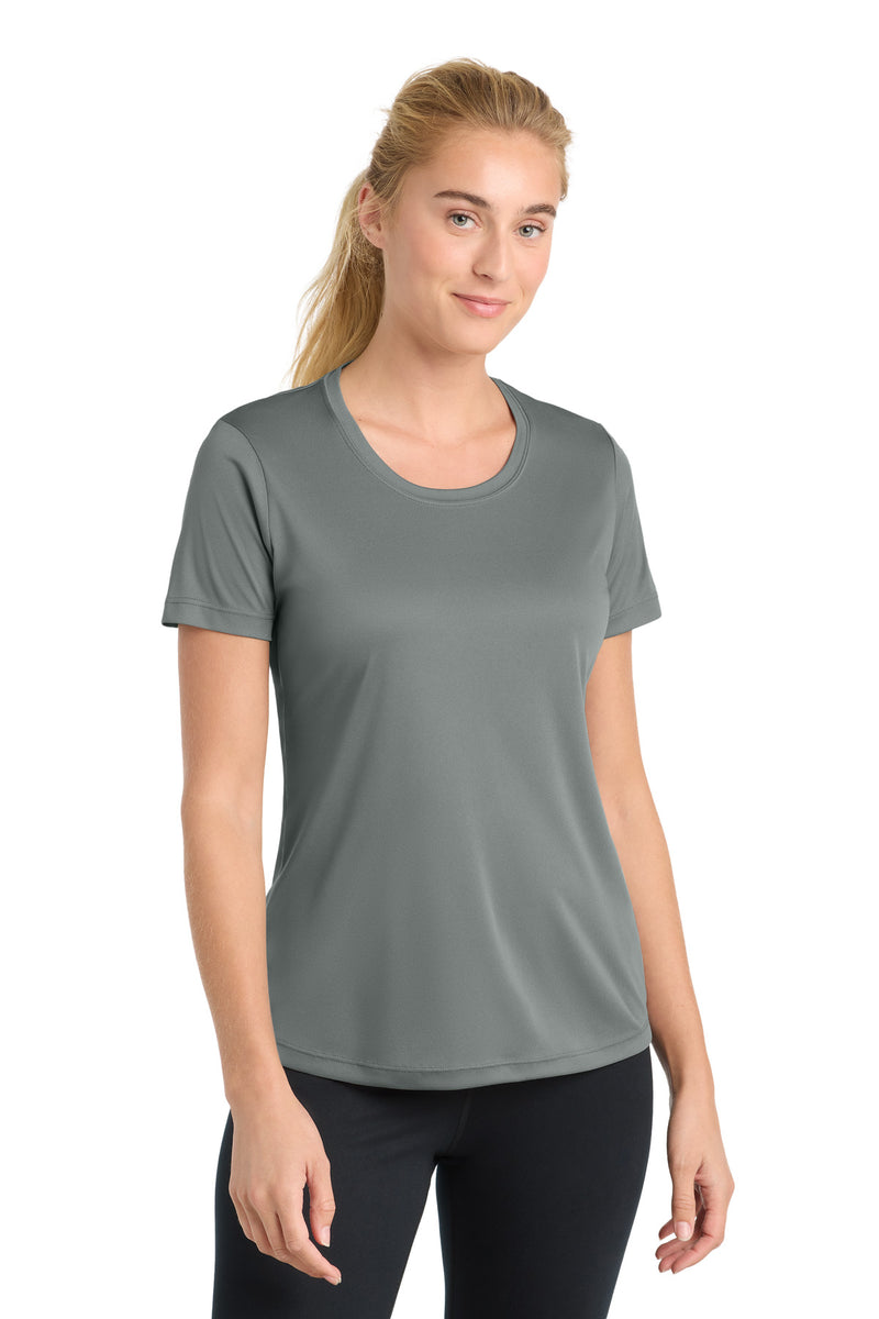 Sport-Tek Women's PosiCharge Competitor Tee - Grey Concrete