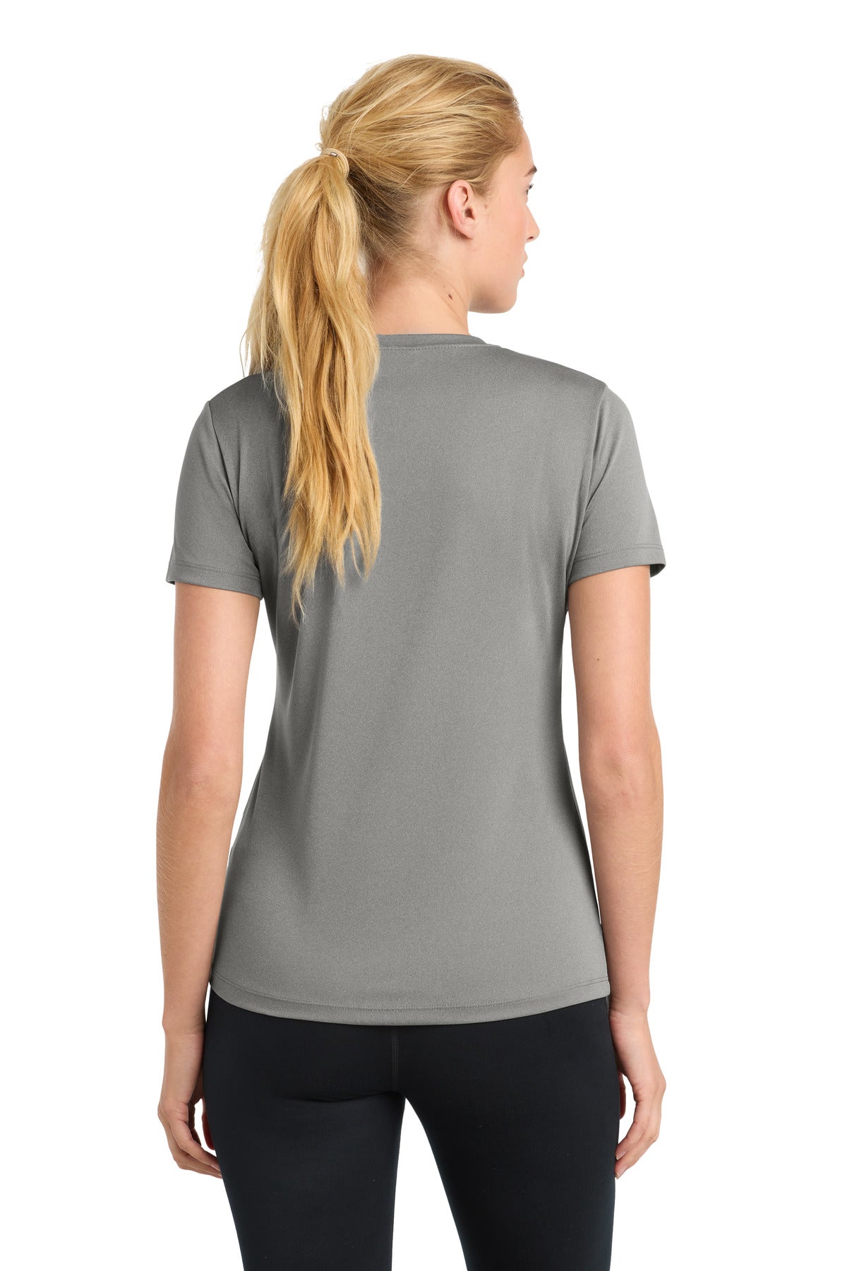 Sport-Tek Women's PosiCharge Competitor Tee - Grey Concrete Heather
