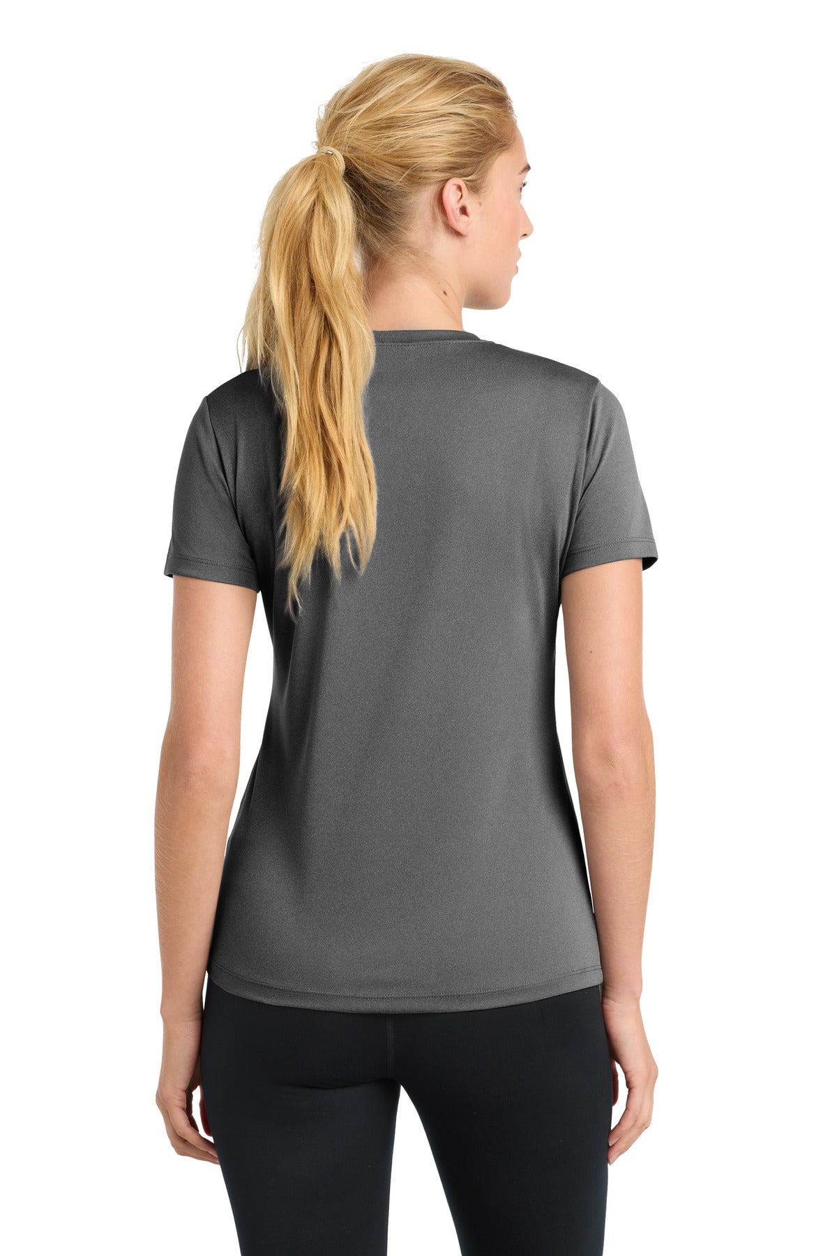 Sport-Tek Women's PosiCharge Competitor Tee - Iron Grey Heather