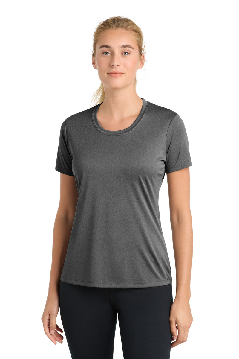 Sport-Tek Women's PosiCharge Competitor Tee - Iron Grey Heather