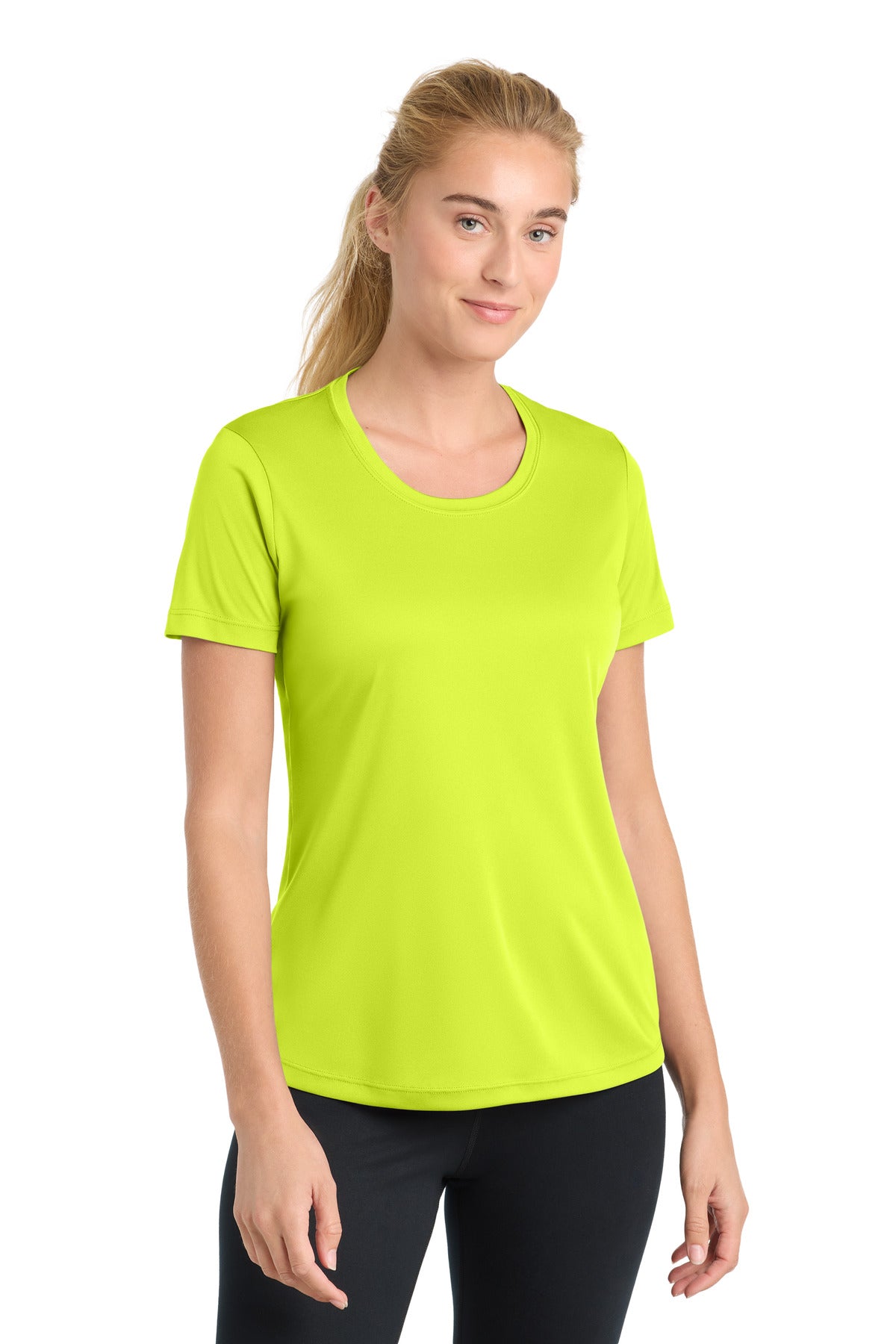 Sport-Tek Women's PosiCharge Competitor Tee - Neon Yellow