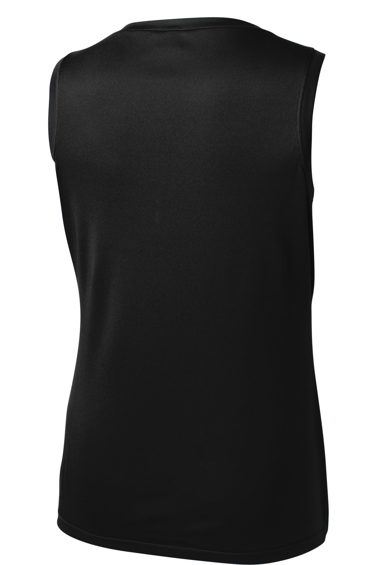 Sport-Tek Women's Sleeveless PosiCharge Competitor V-Neck Tee - Black