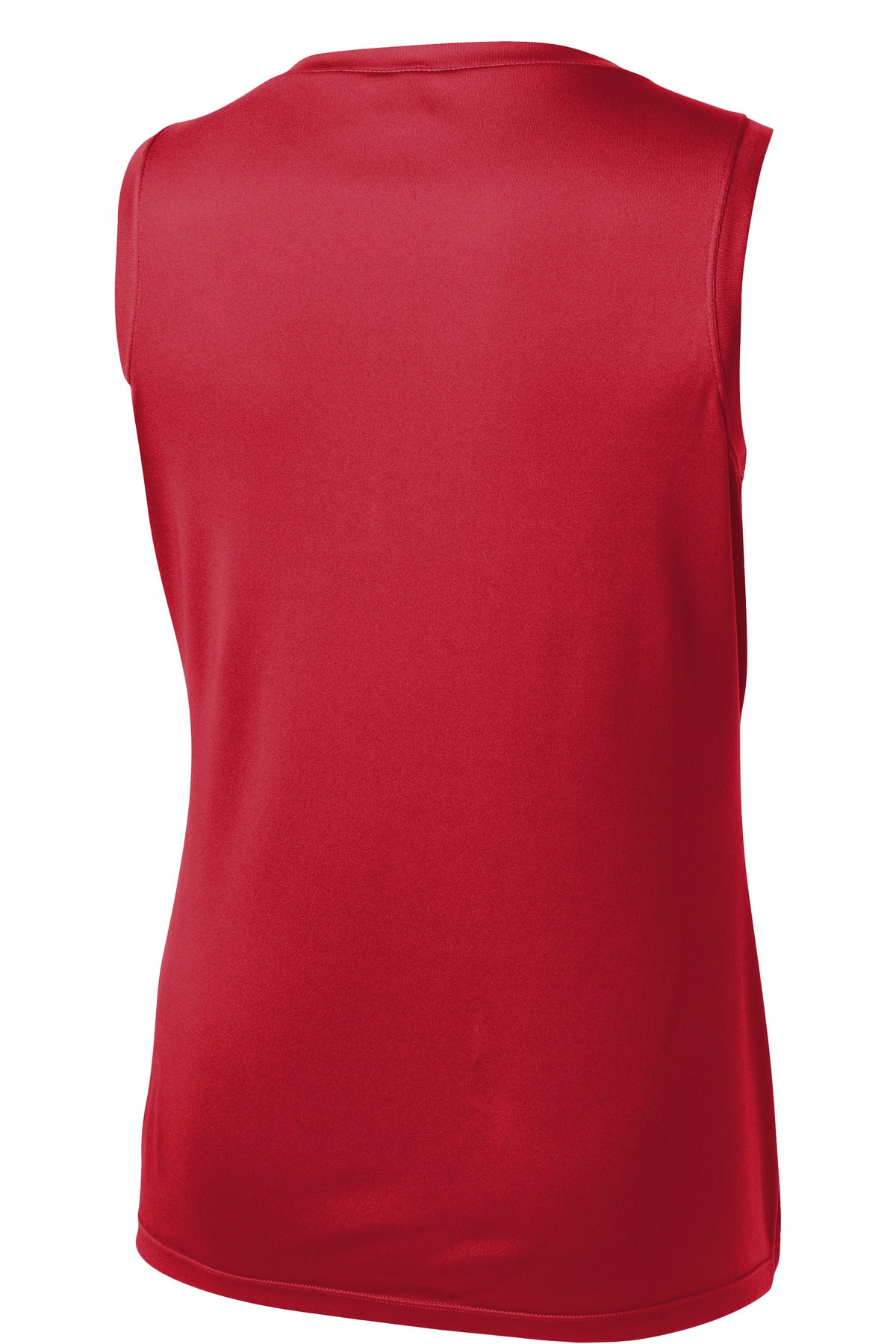 Sport-Tek Women's Sleeveless PosiCharge Competitor V-Neck Tee - True Red