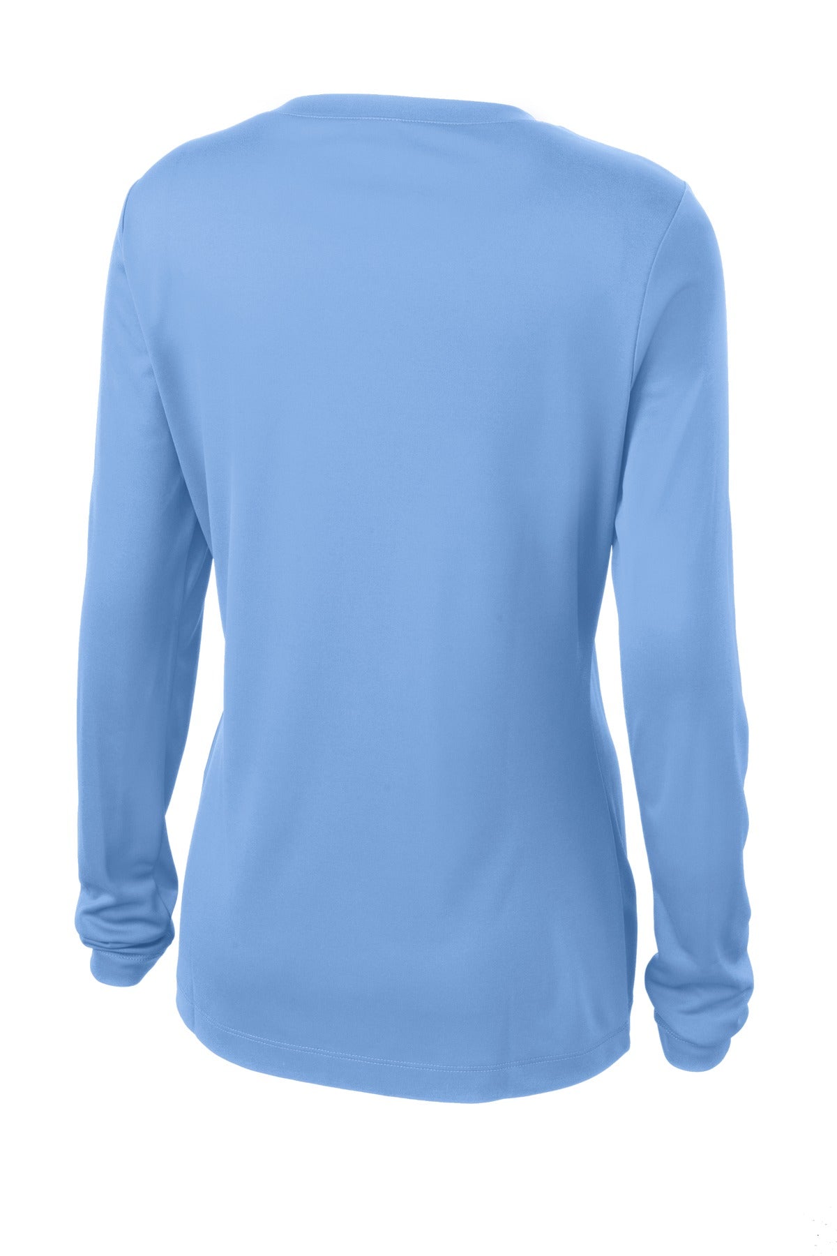 Sport-Tek Women's Long Sleeve PosiCharge Competitor V-Neck Tee - Carolina Blue