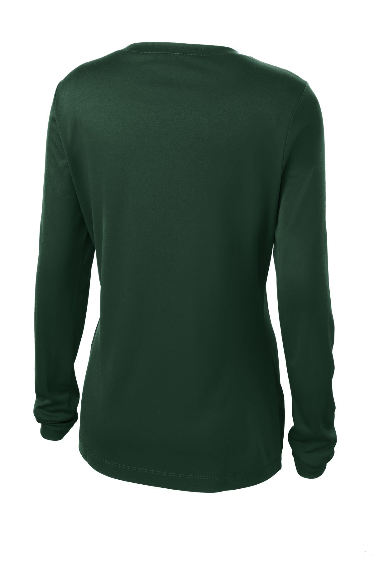 Sport-Tek Women's Long Sleeve PosiCharge Competitor V-Neck Tee - Forest Green