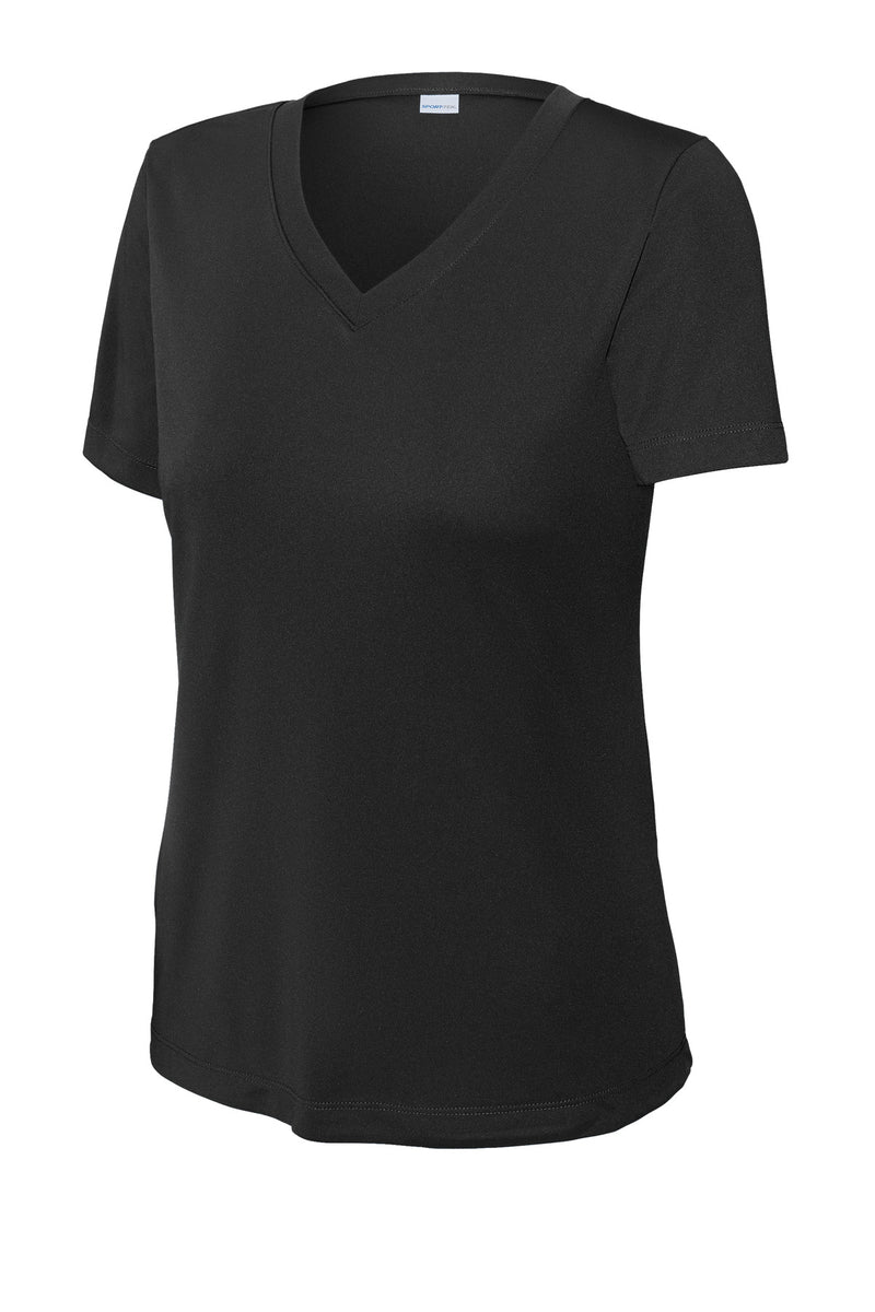 Sport-Tek Women's PosiCharge Competitor V-Neck Tee - Black