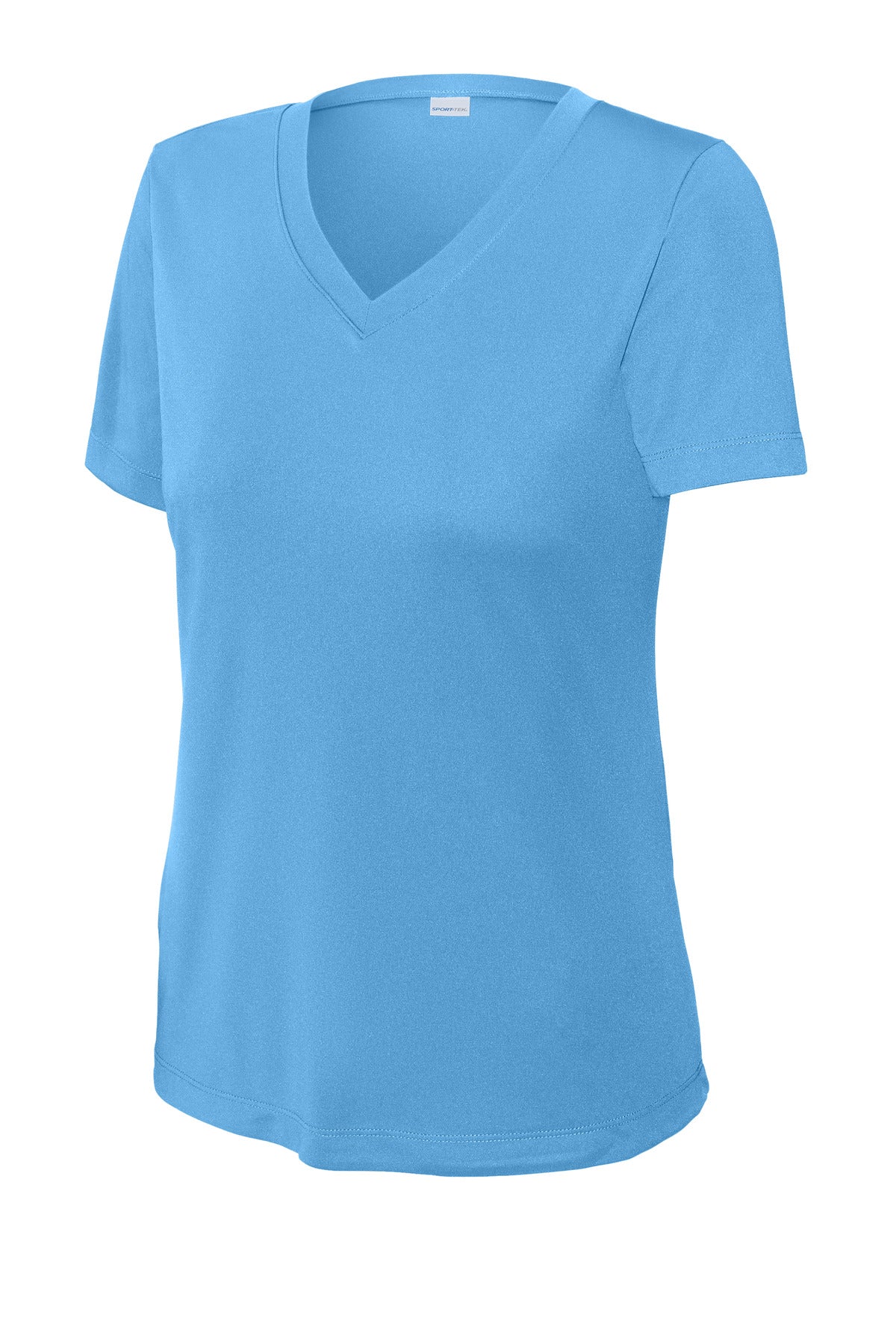 Sport-Tek Women's PosiCharge Competitor V-Neck Tee - Carolina Blue