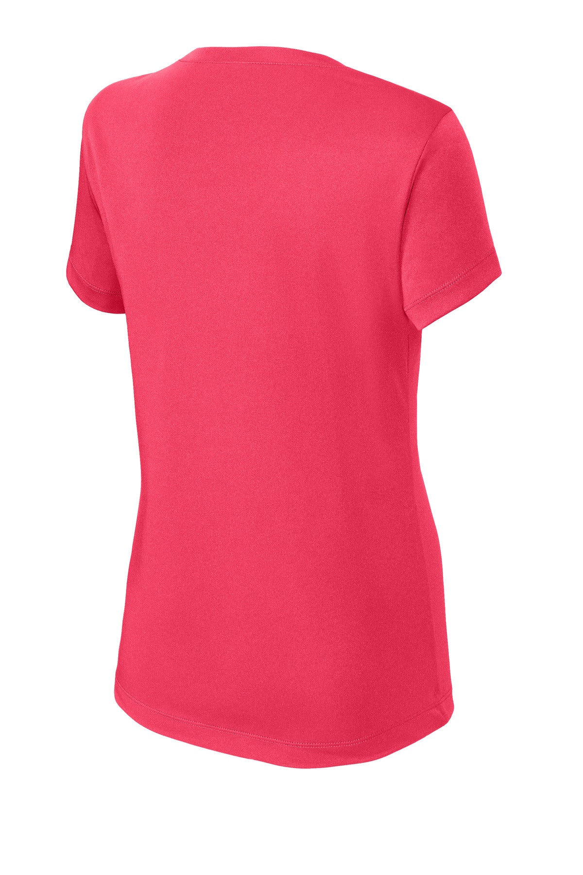 Sport-Tek Women's PosiCharge Competitor V-Neck Tee - Hot Coral