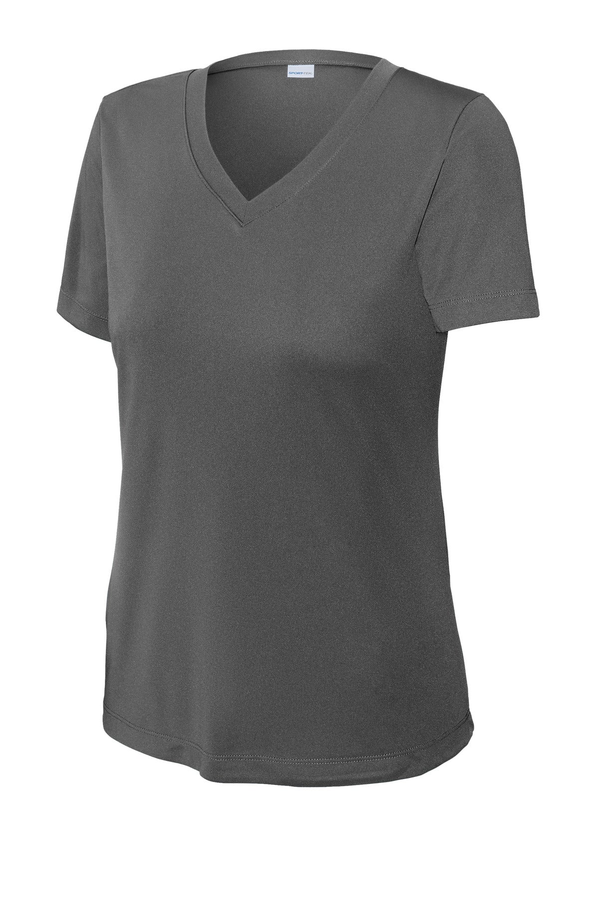 Sport-Tek Women's PosiCharge Competitor V-Neck Tee - Iron Grey