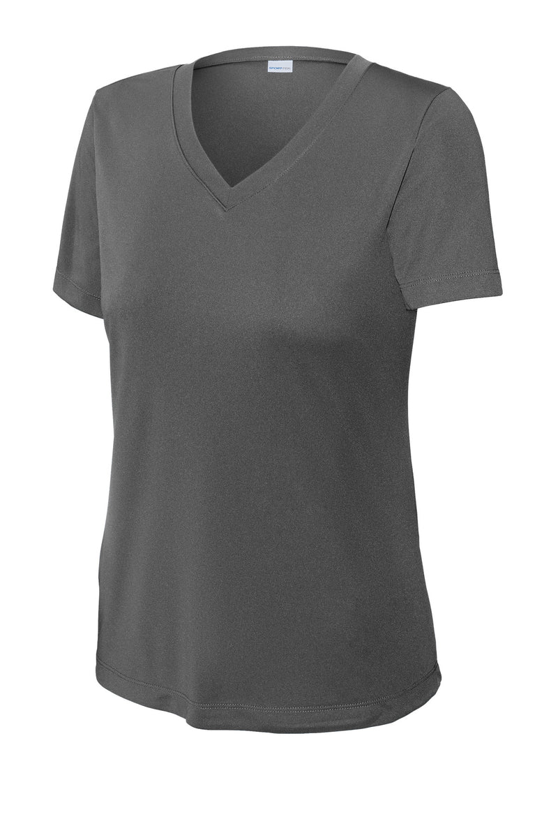 Sport-Tek Women's PosiCharge Competitor V-Neck Tee - Iron Grey