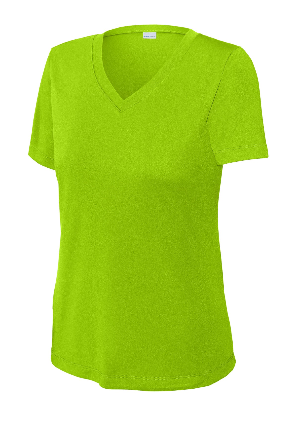 Sport-Tek Women's PosiCharge Competitor V-Neck Tee - Lime Shock