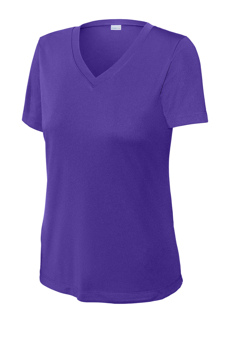 Sport-Tek Women's PosiCharge Competitor V-Neck Tee - Purple