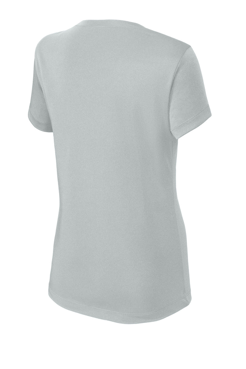 Sport-Tek Women's PosiCharge Competitor V-Neck Tee - Silver