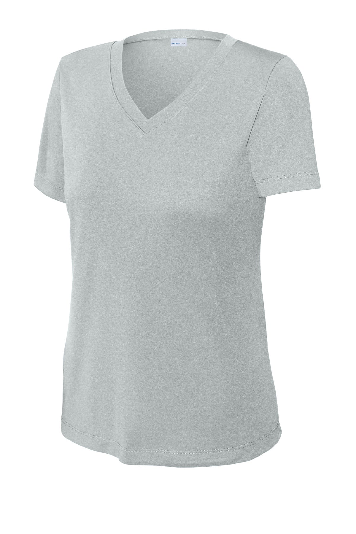 Sport-Tek Women's PosiCharge Competitor V-Neck Tee - Silver