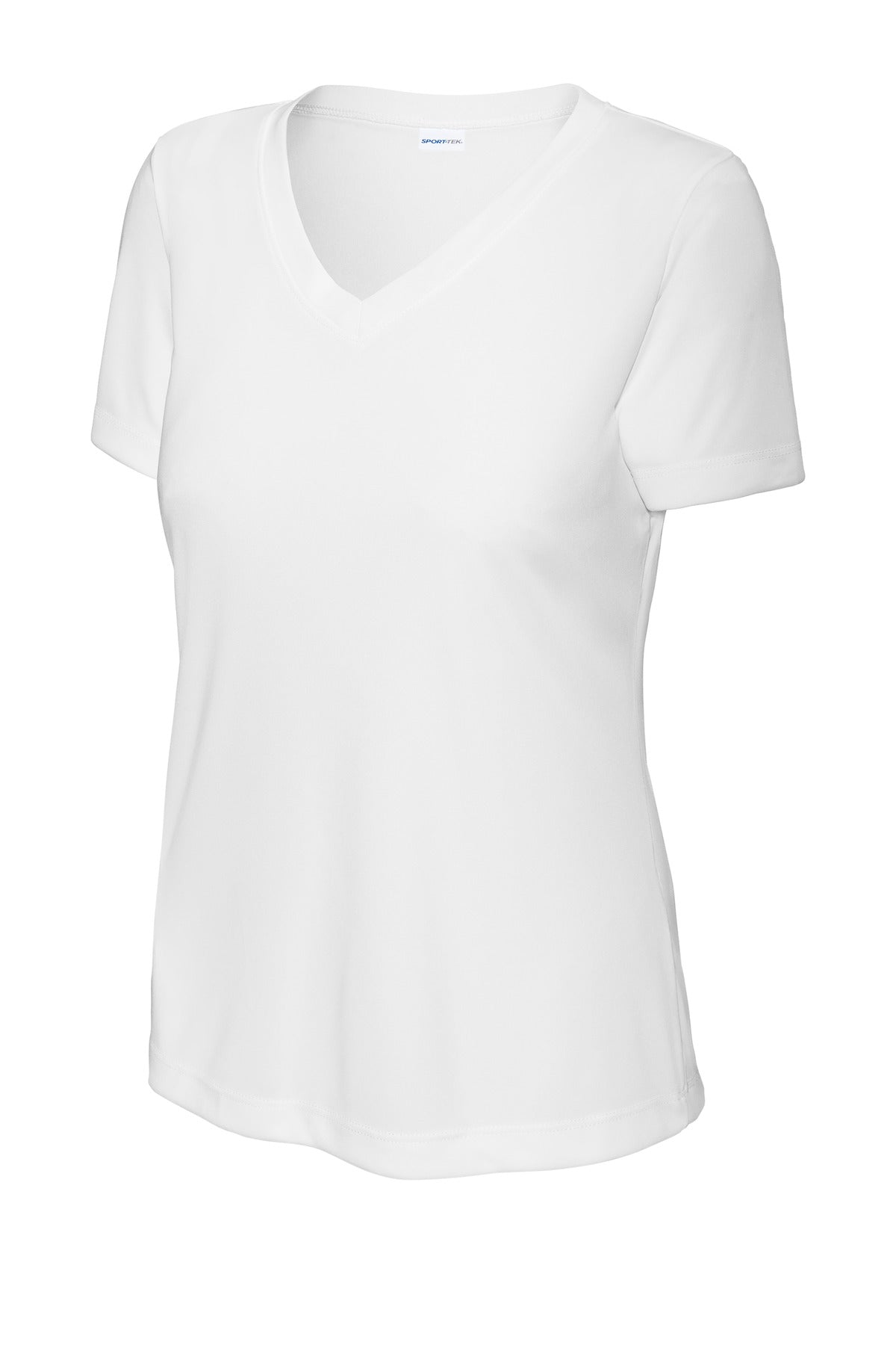Sport-Tek Women's PosiCharge Competitor V-Neck Tee - White