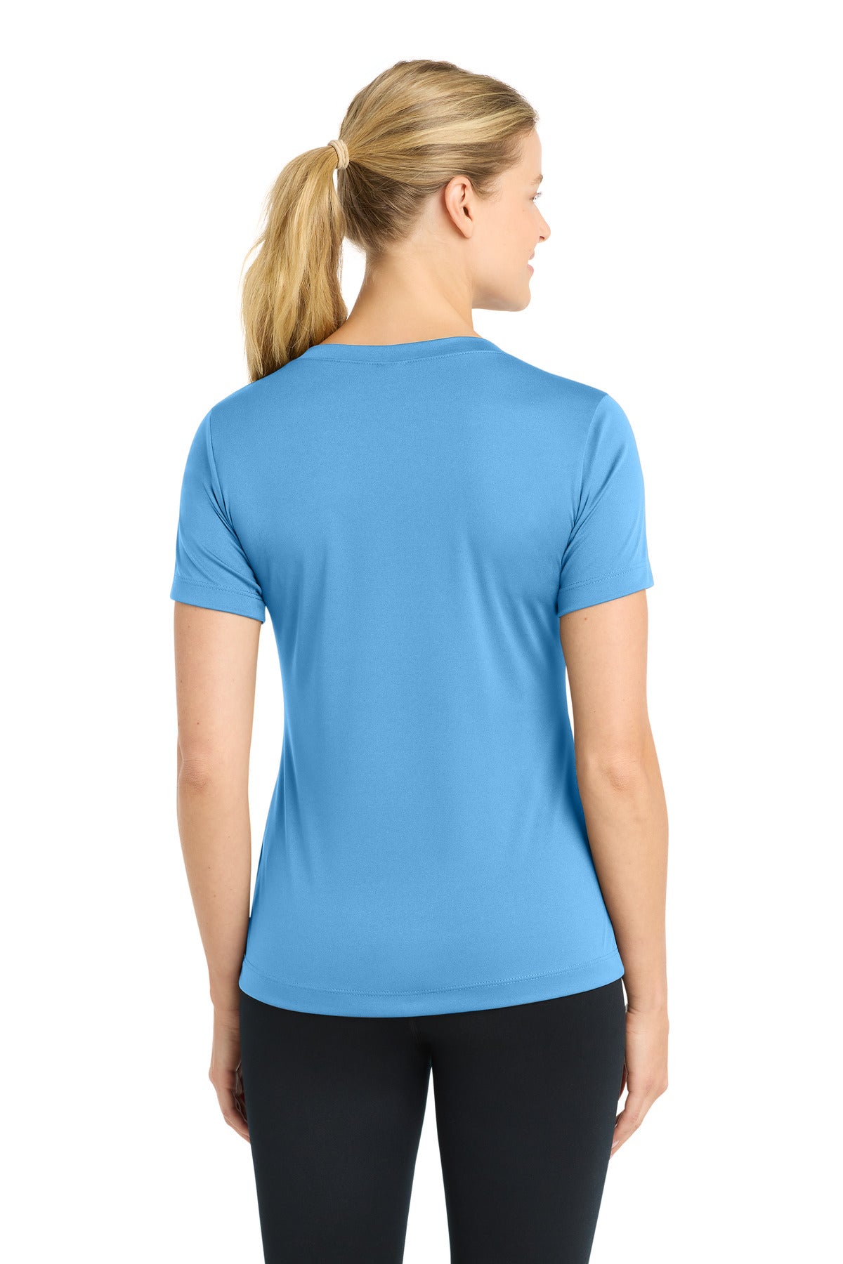 Sport-Tek Women's PosiCharge Competitor V-Neck Tee - Carolina Blue