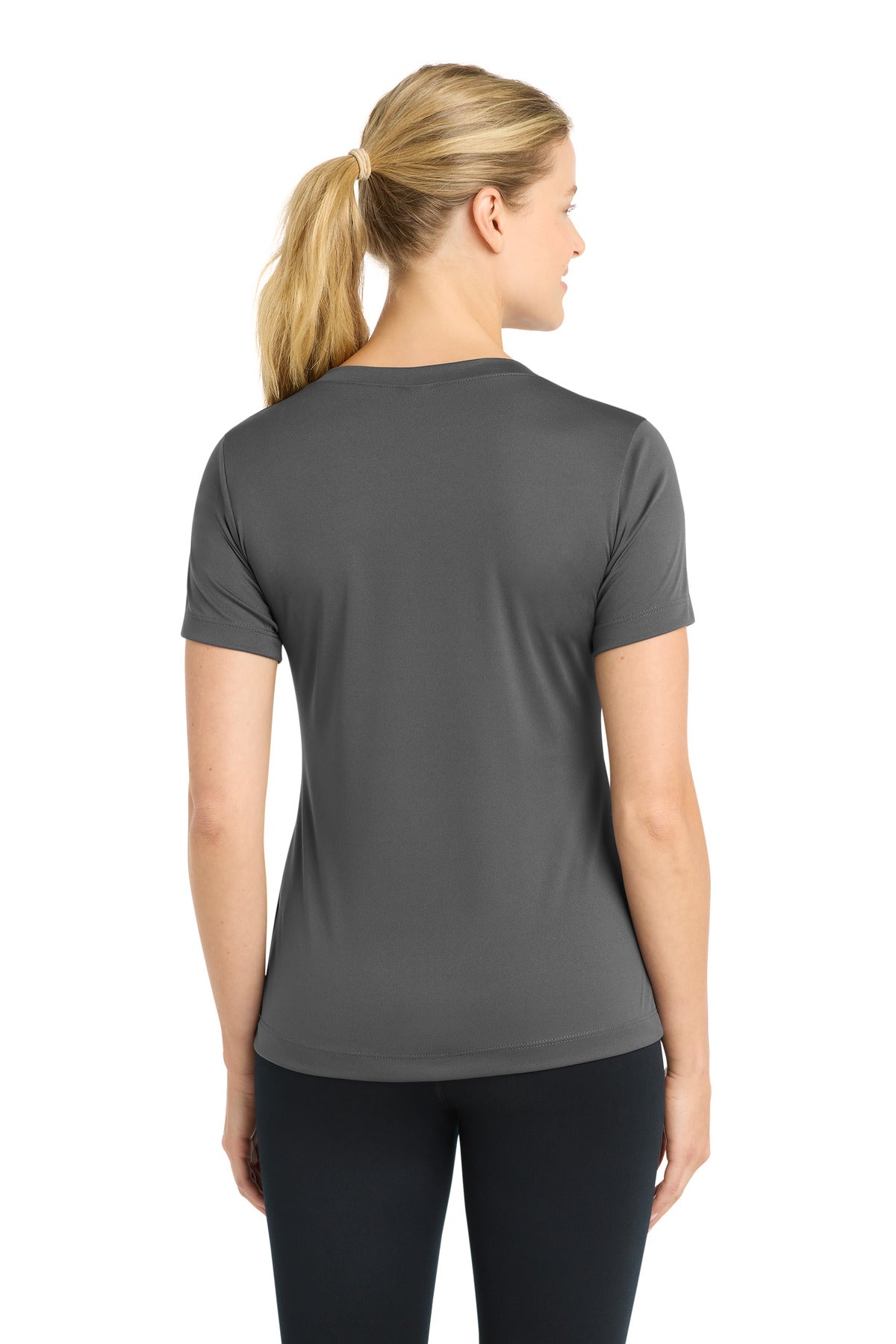 Sport-Tek Women's PosiCharge Competitor V-Neck Tee - Iron Grey
