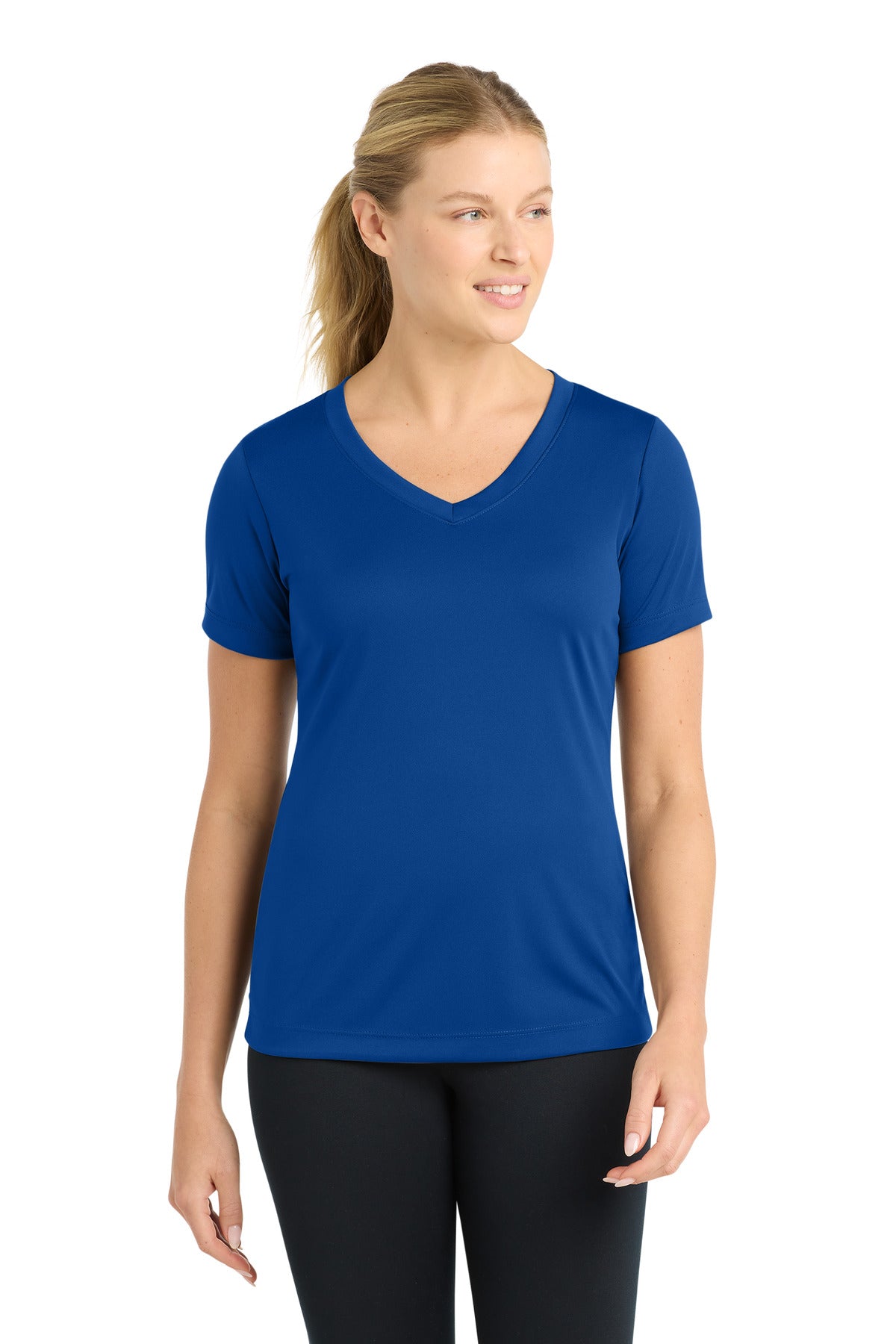Sport-Tek Women's PosiCharge Competitor V-Neck Tee - True Royal