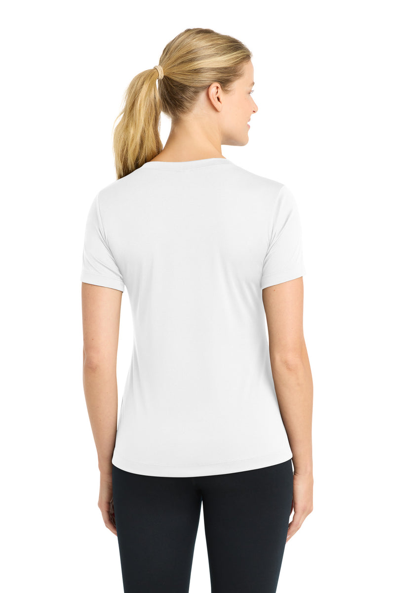 Sport-Tek Women's PosiCharge Competitor V-Neck Tee - White