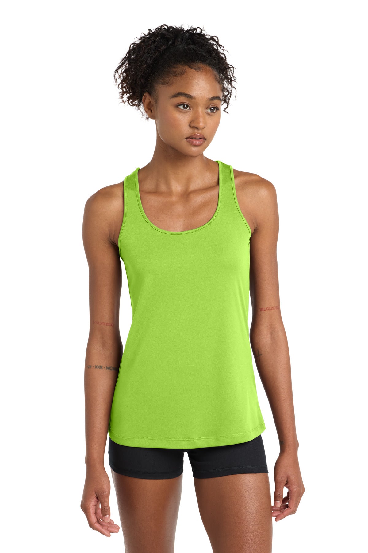 Sport-Tek Women's PosiCharge Competitor Racerback Tank - Lime Shock