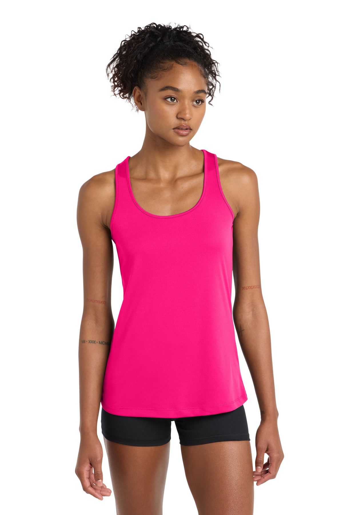 Sport-Tek Women's PosiCharge Competitor Racerback Tank - Neon Pink