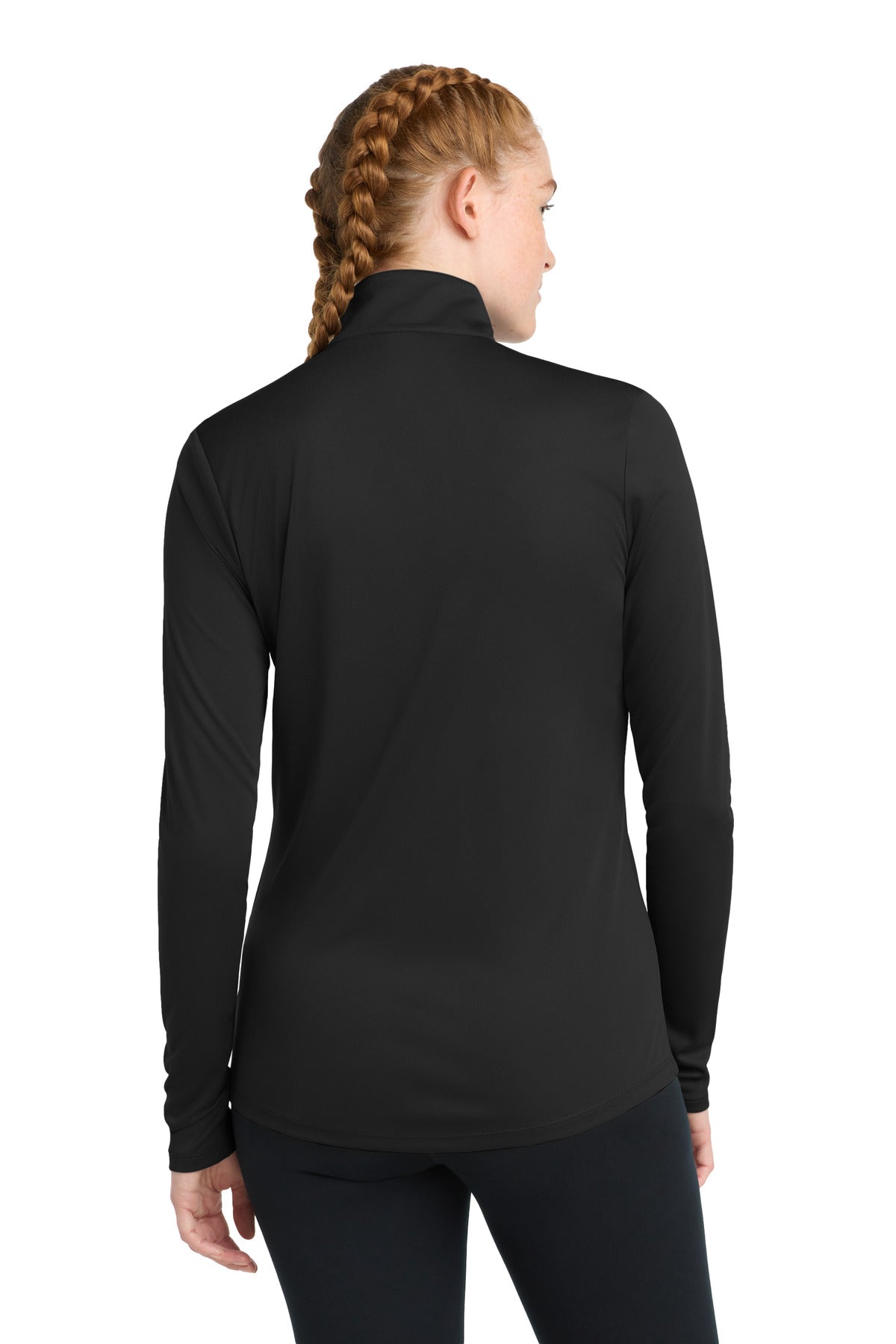 Sport-Tek Women's PosiCharge Competitor 1/4-Zip Pullover - Black