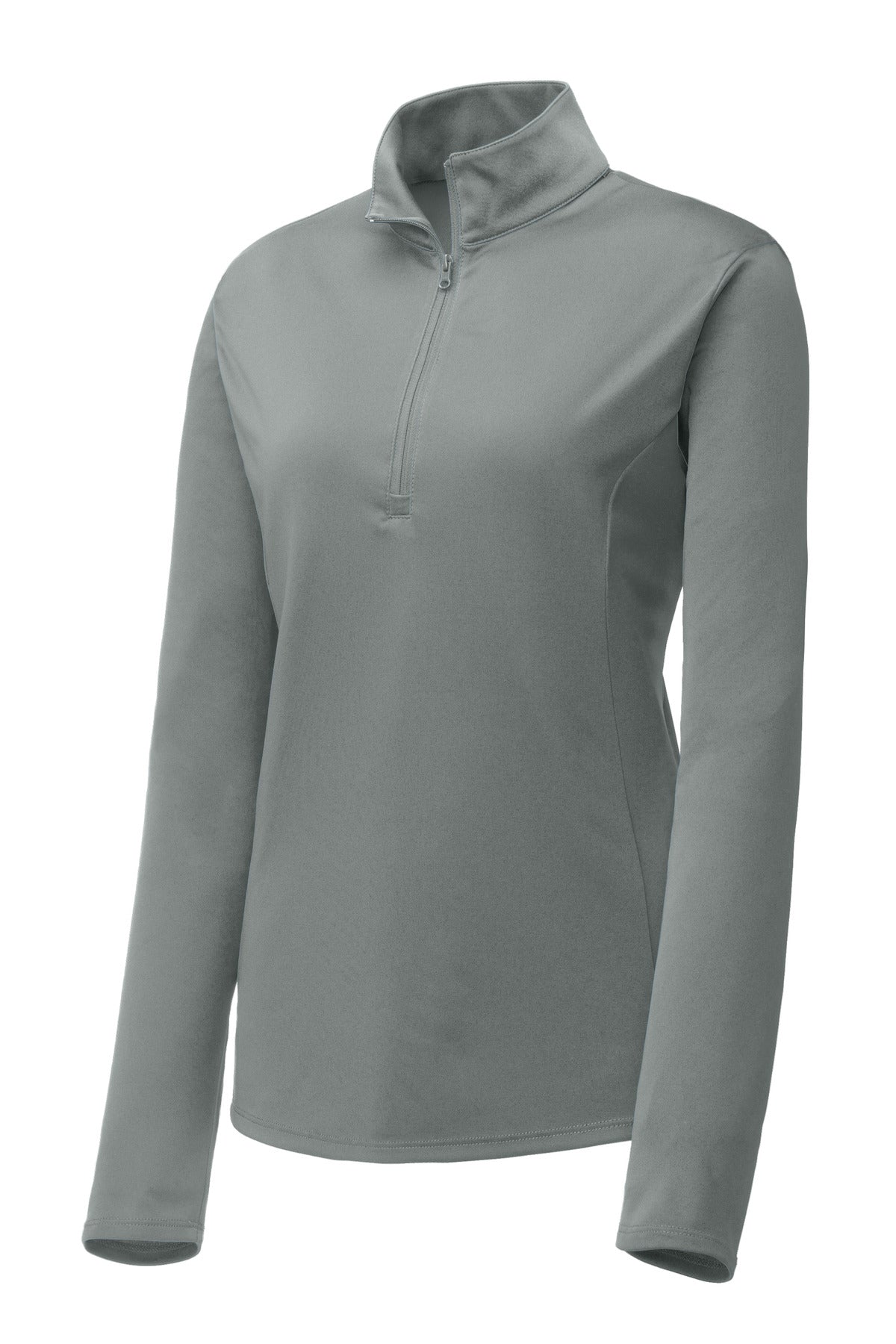 Sport-Tek Women's PosiCharge Competitor 1/4-Zip Pullover - Grey Concrete