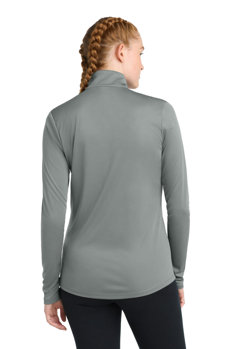 Sport-Tek Women's PosiCharge Competitor 1/4-Zip Pullover - Grey Concrete