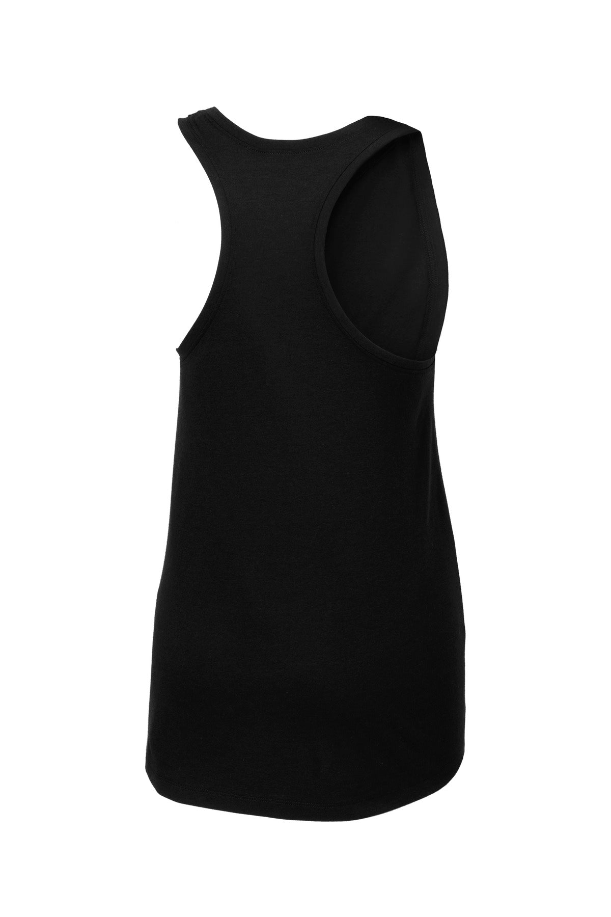 Sport-Tek  Women's PosiCharge  Tri-Blend Wicking Tank - Black Triad Solid