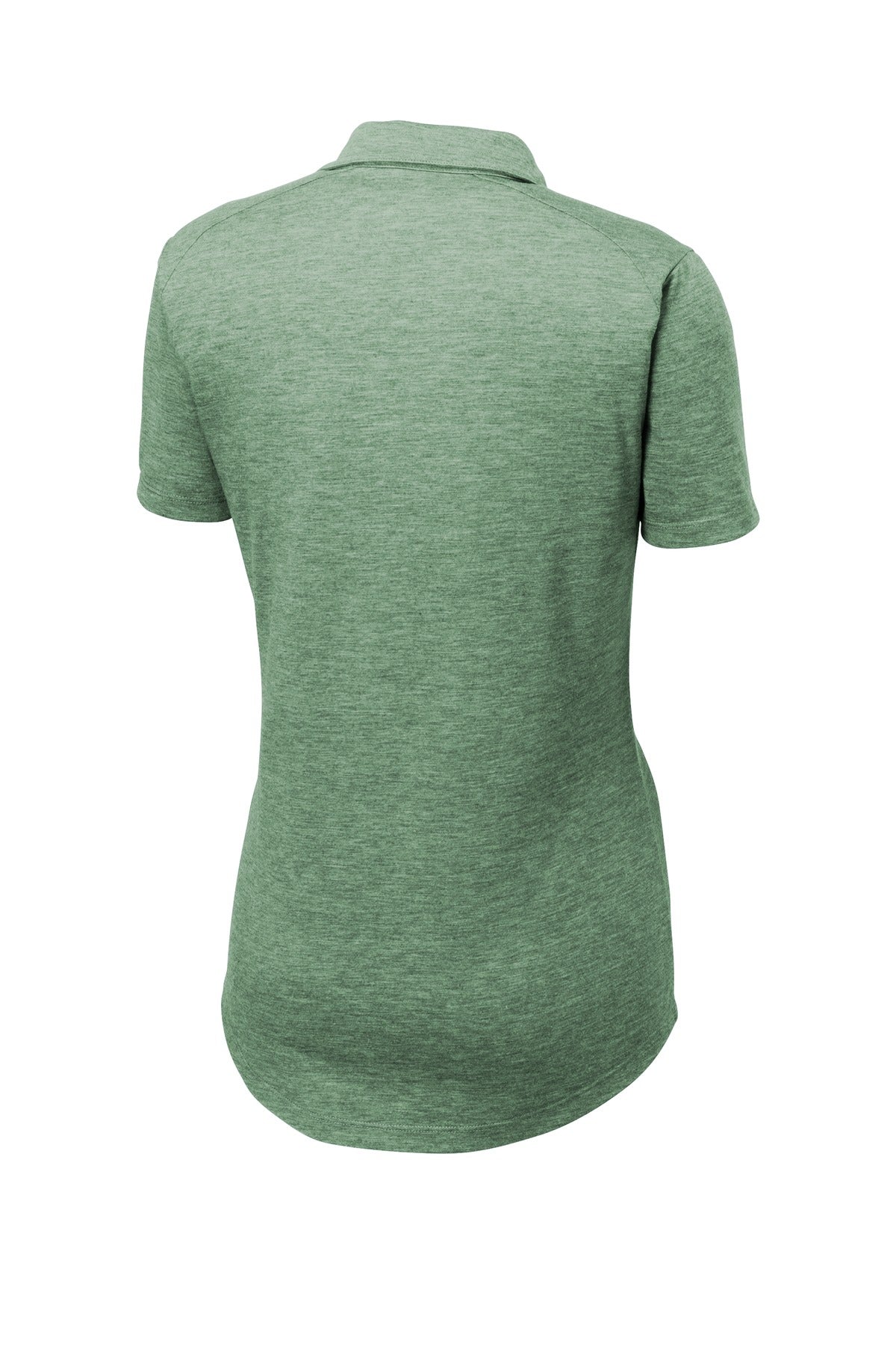 Sport-Tek  Women's PosiCharge  Tri-Blend Wicking Polo - Forest Green Heather