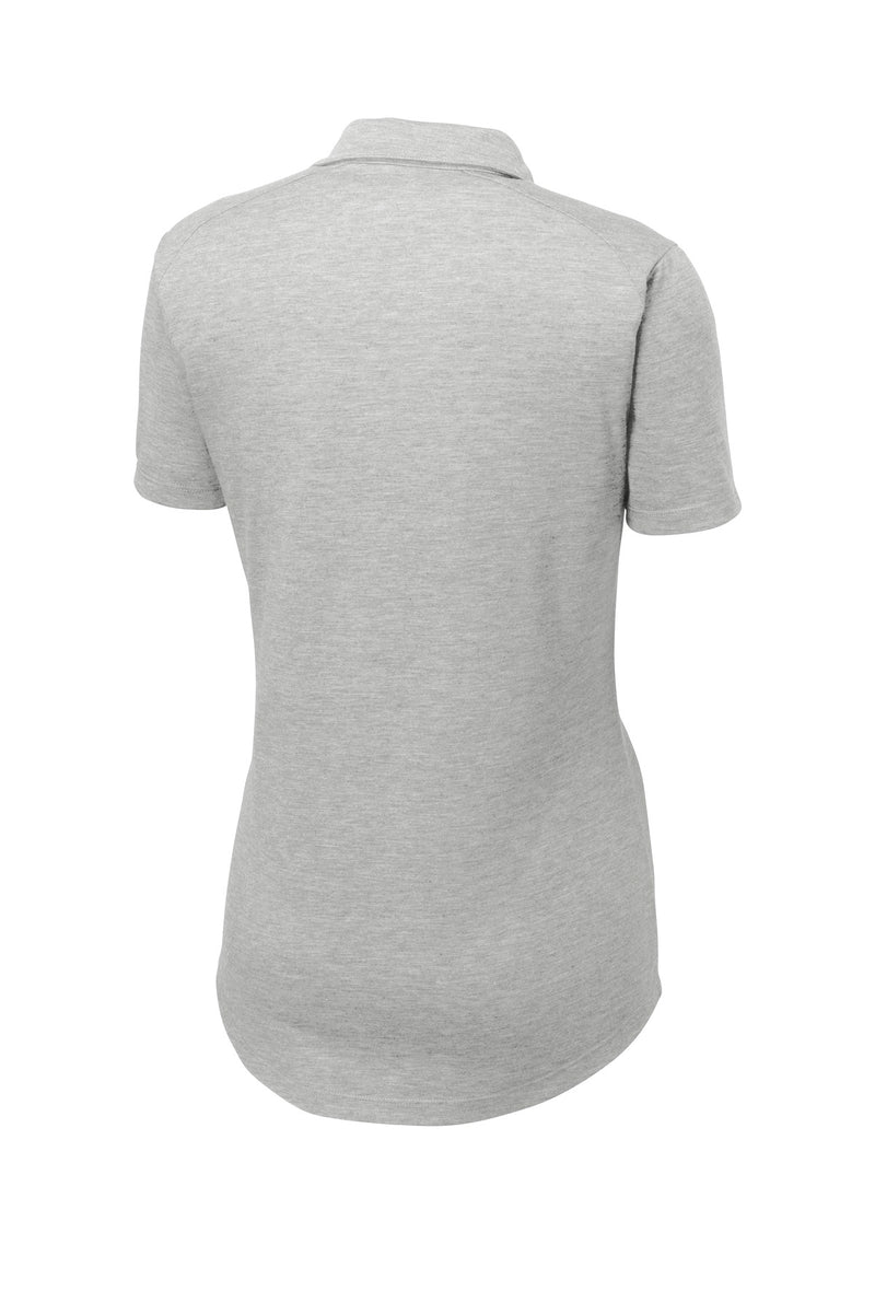 Sport-Tek  Women's PosiCharge  Tri-Blend Wicking Polo - Light Grey Heather