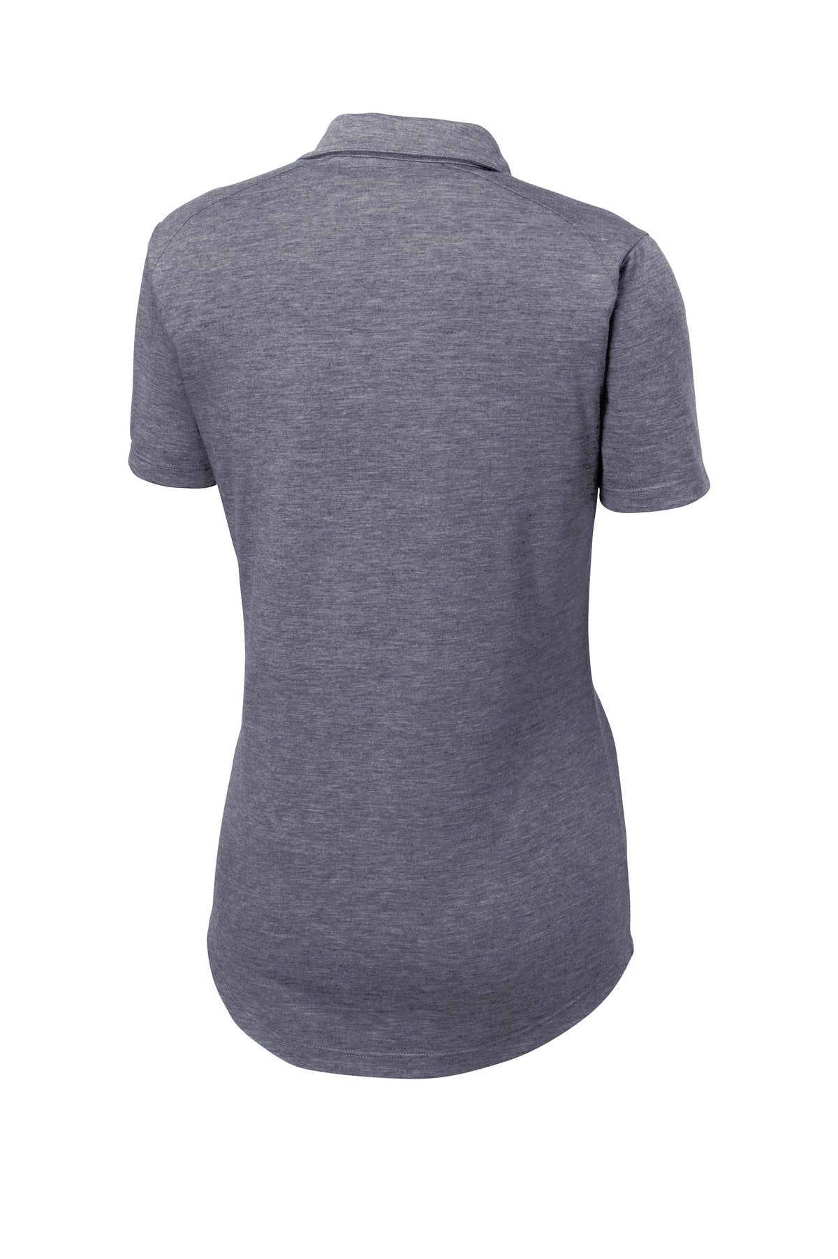 Sport-Tek  Women's PosiCharge  Tri-Blend Wicking Polo - True Navy Heather