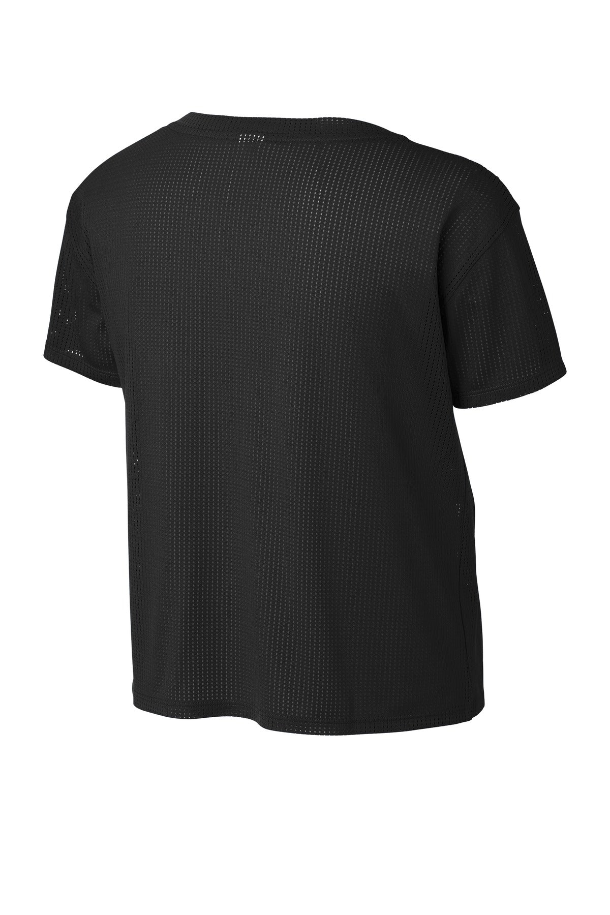Sport-Tek  Women's PosiCharge  Draft Crop Tee - Black