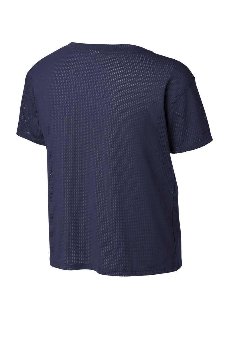 Sport-Tek  Women's PosiCharge  Draft Crop Tee - True Navy