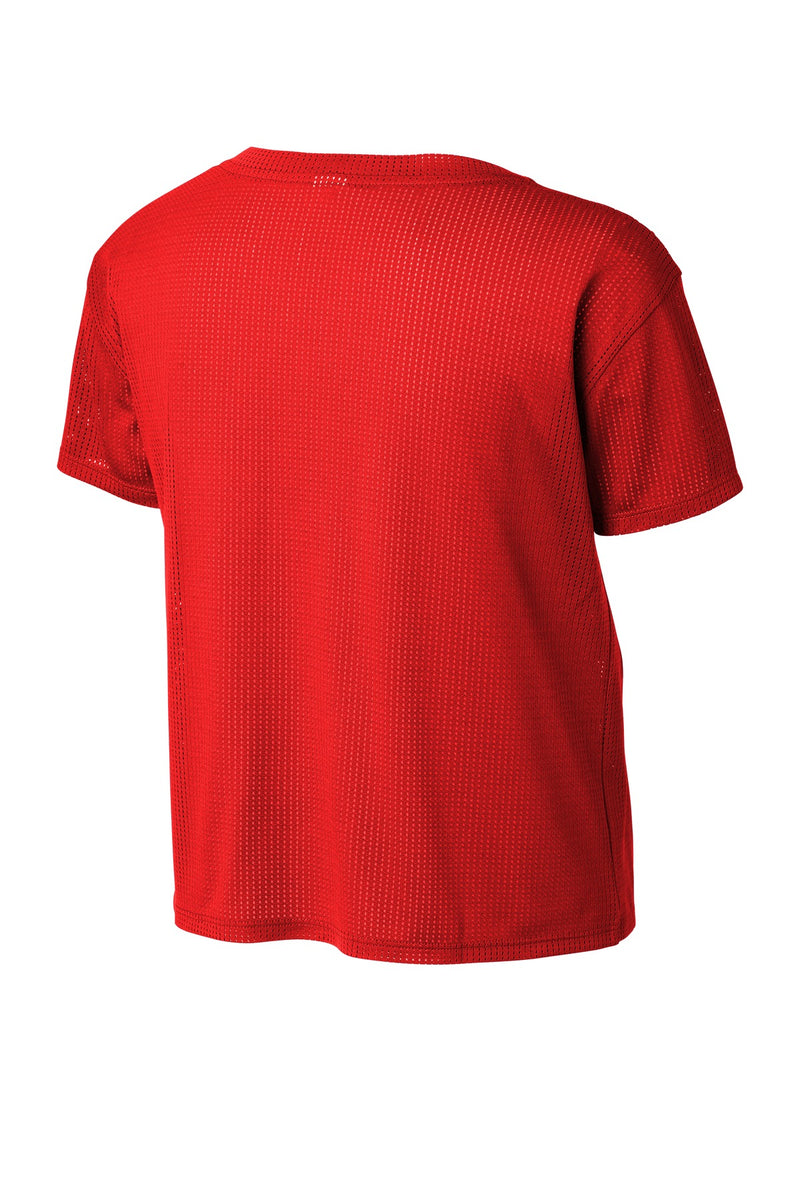 Sport-Tek  Women's PosiCharge  Draft Crop Tee - True Red