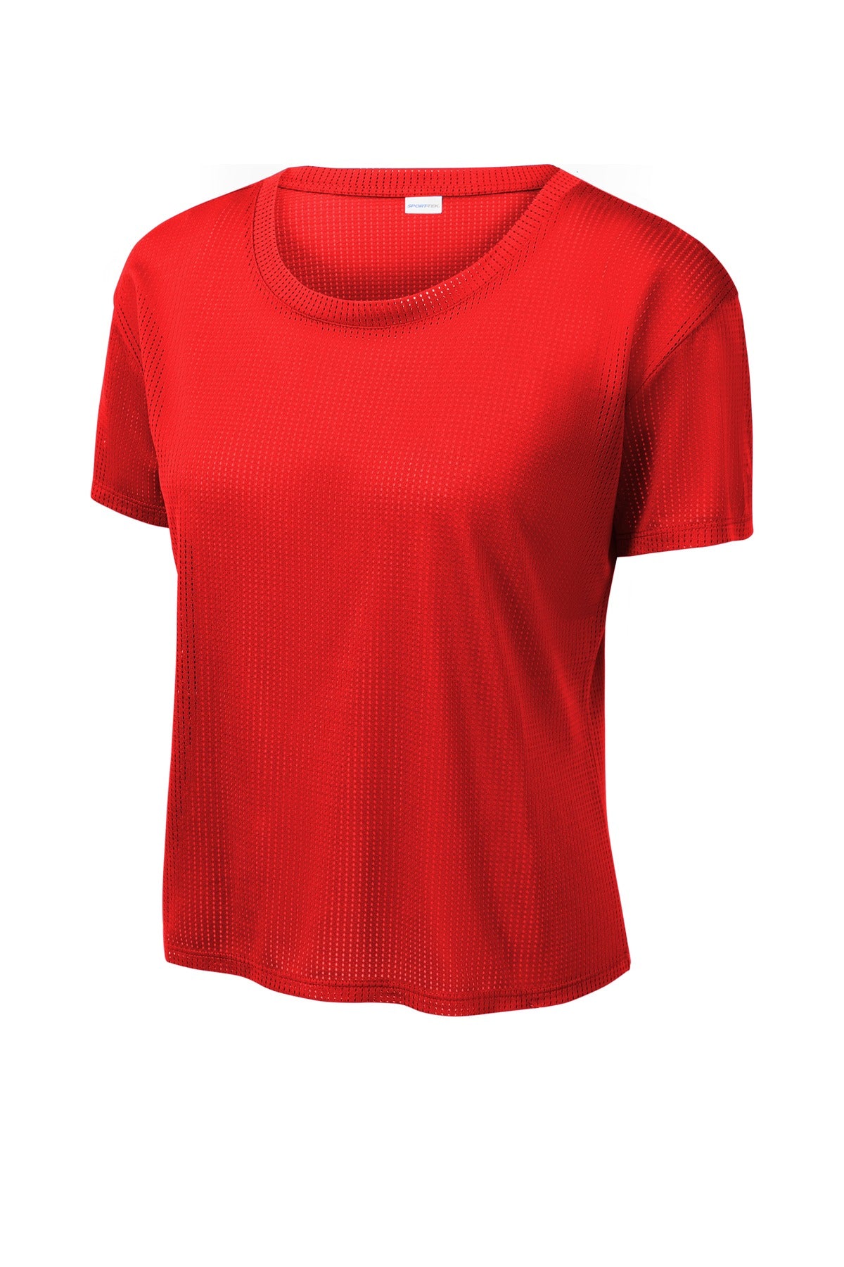 Sport-Tek  Women's PosiCharge  Draft Crop Tee - True Red
