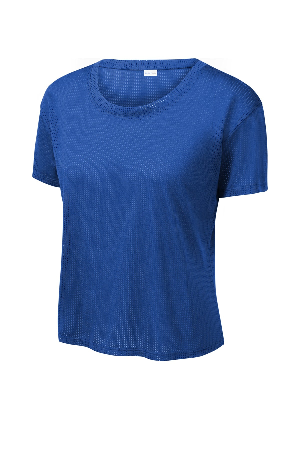 Sport-Tek  Women's PosiCharge  Draft Crop Tee - True Royal