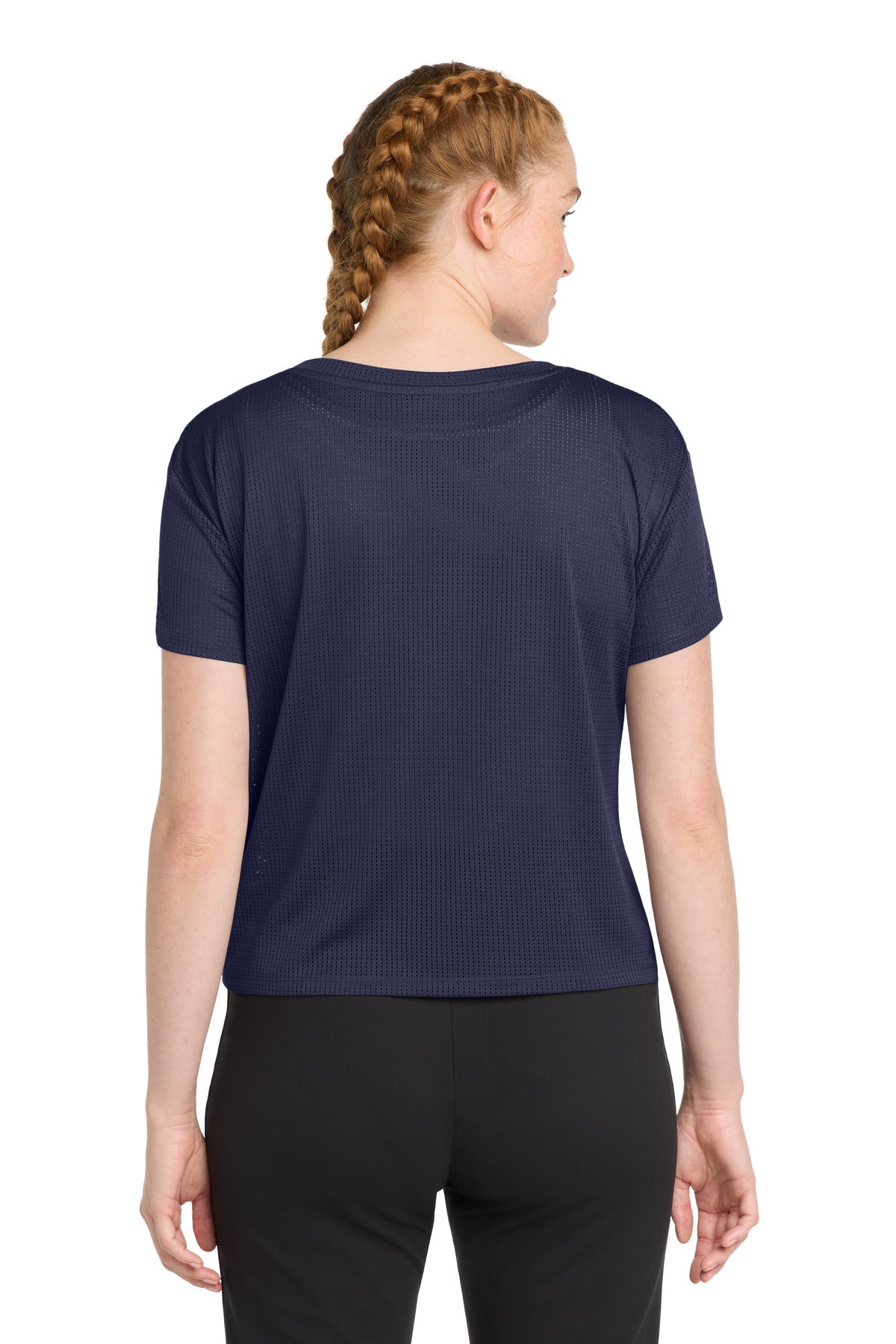 Sport-Tek  Women's PosiCharge  Draft Crop Tee - True Navy