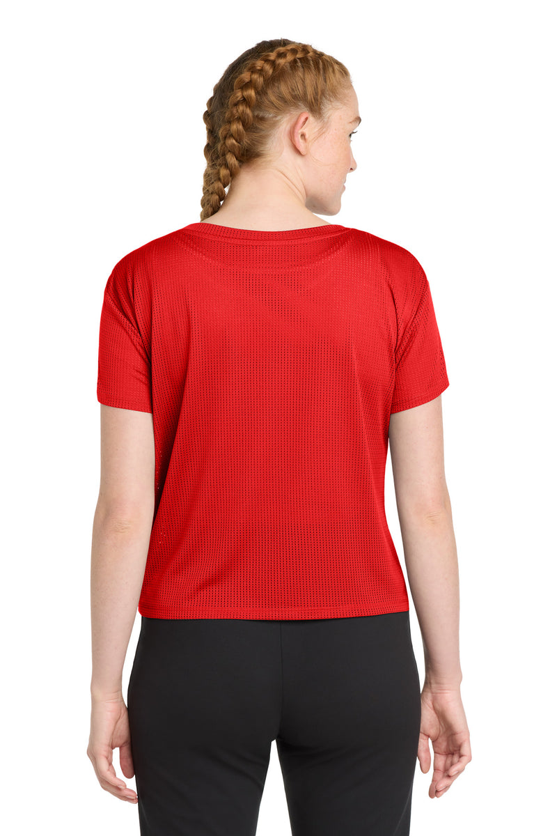 Sport-Tek  Women's PosiCharge  Draft Crop Tee - True Red