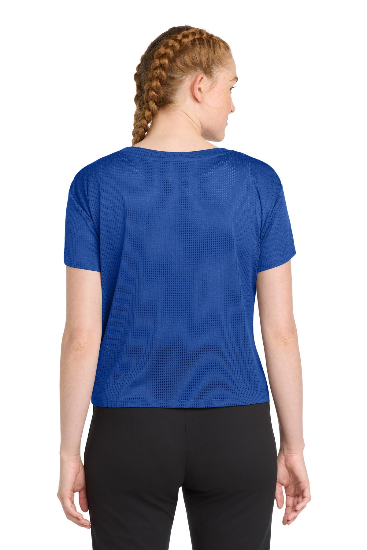 Sport-Tek  Women's PosiCharge  Draft Crop Tee - True Royal