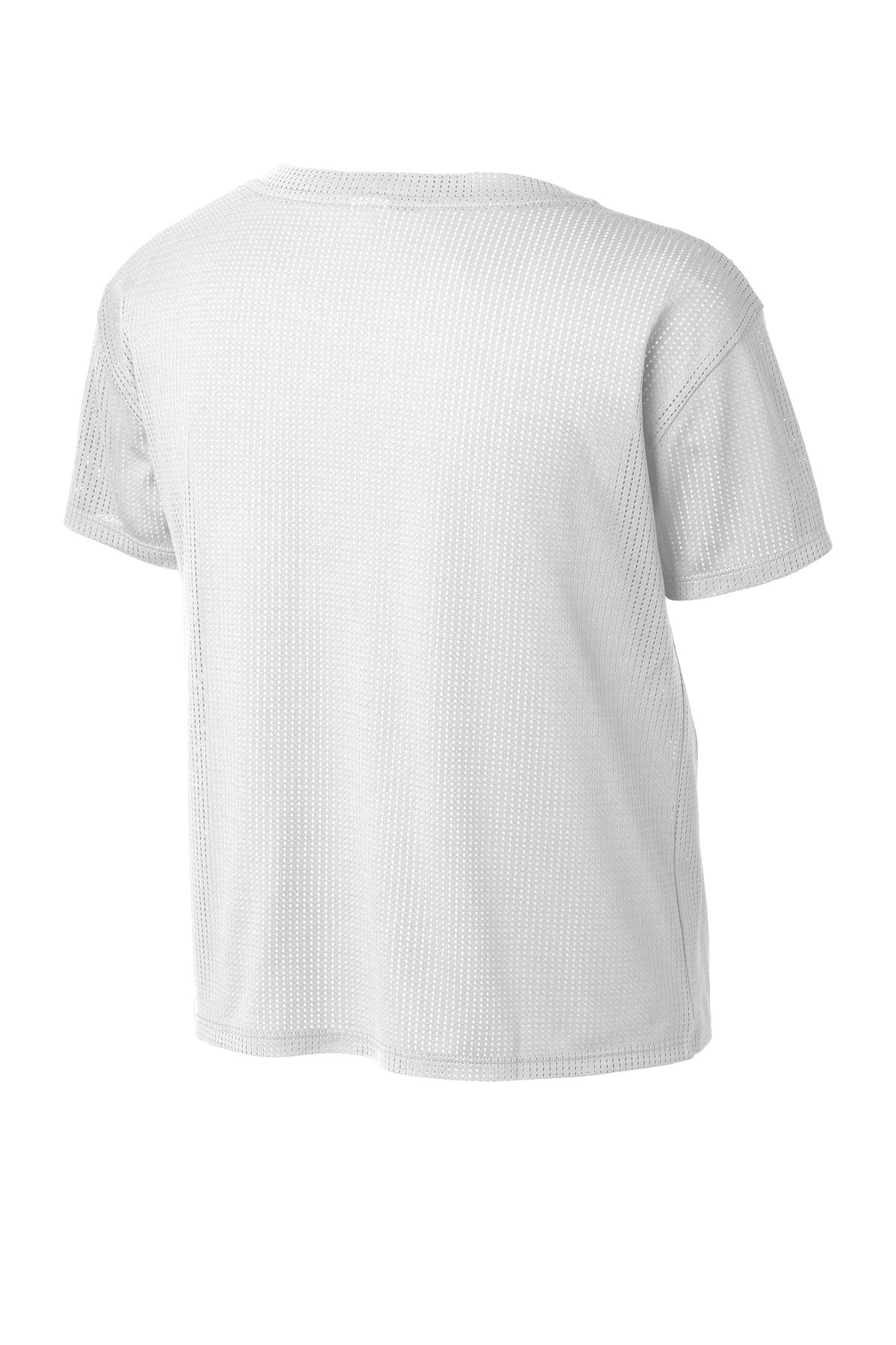 Sport-Tek  Women's PosiCharge  Draft Crop Tee - White
