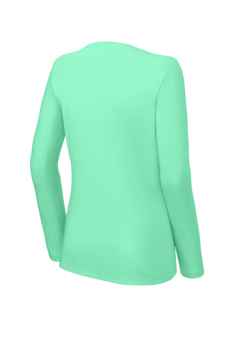 Sport-Tek Women's Posi-UV Pro Long Sleeve - Bright Seafoam