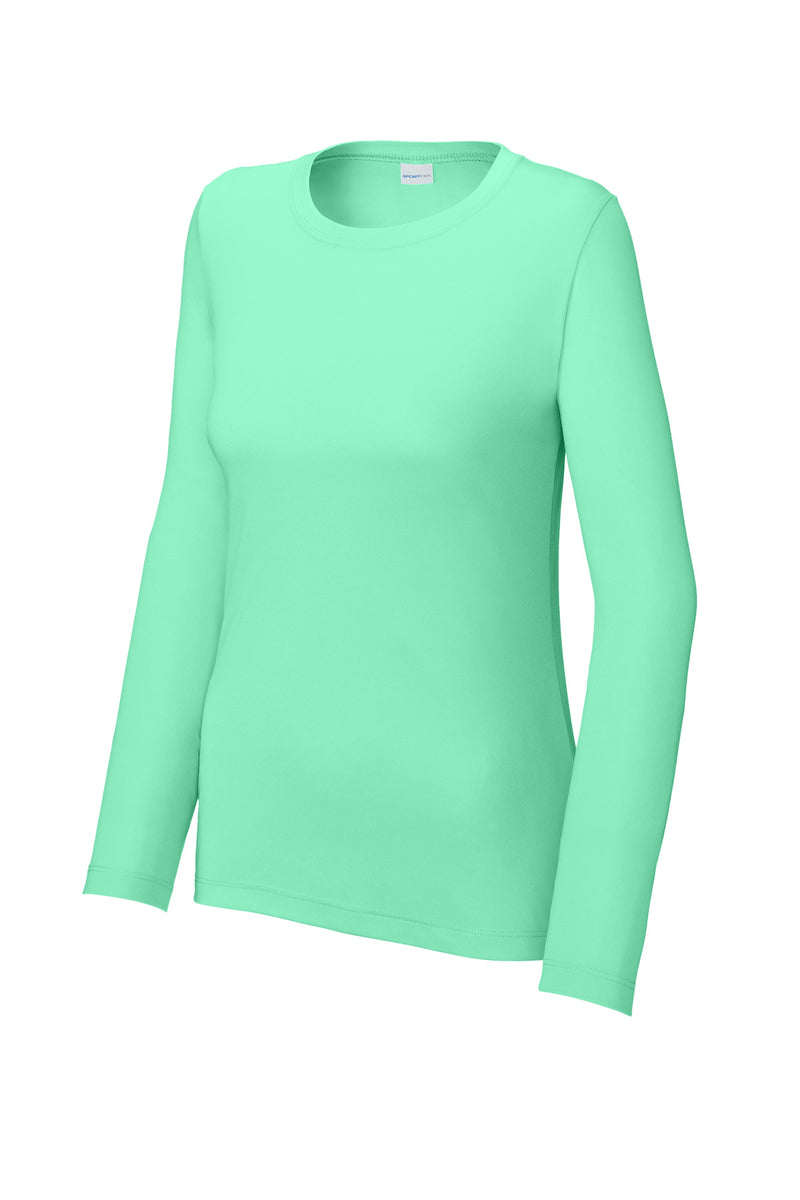 Sport-Tek Women's Posi-UV Pro Long Sleeve - Bright Seafoam