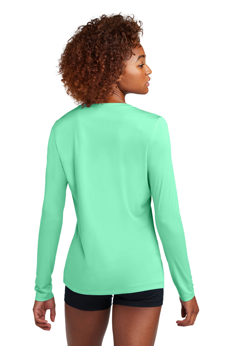 Sport-Tek Women's Posi-UV Pro Long Sleeve - Bright Seafoam