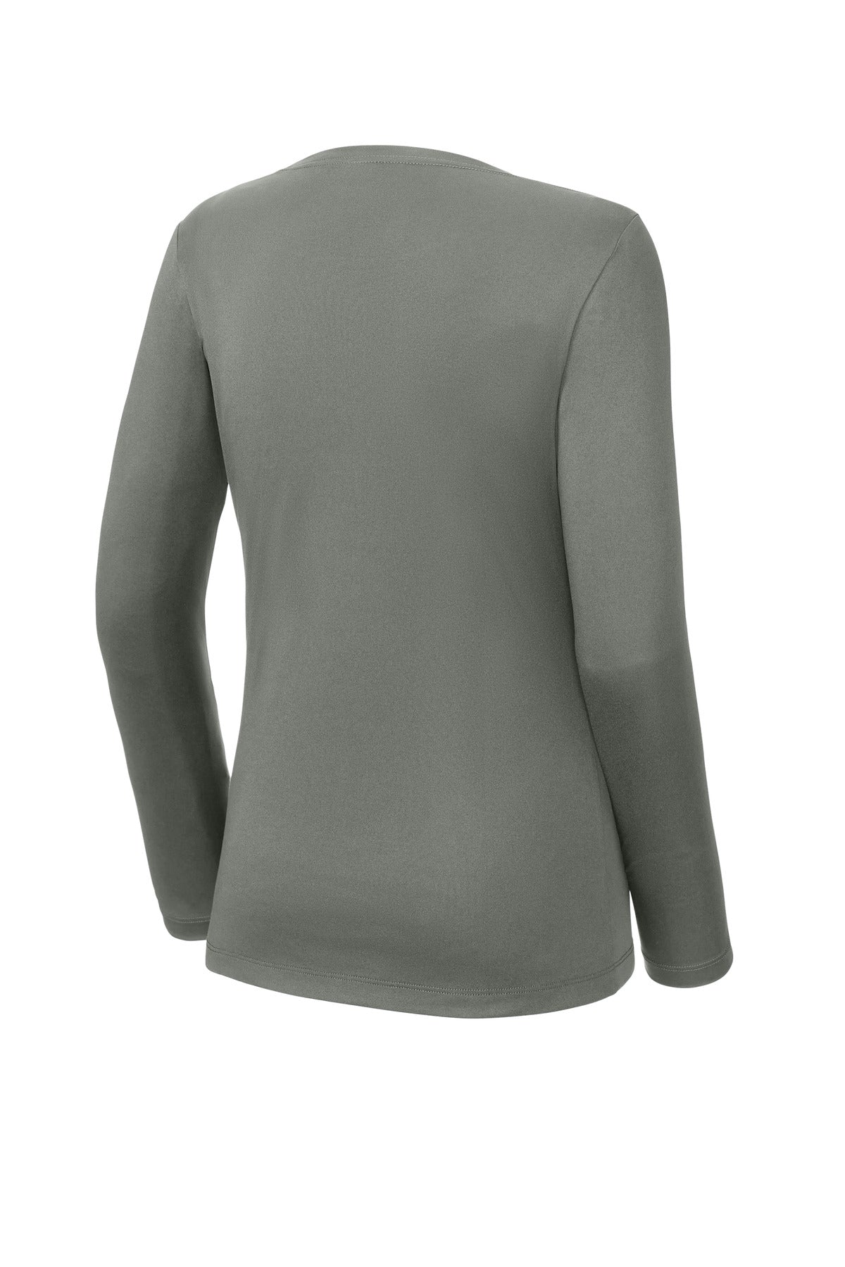 Sport-Tek Women's Posi-UV Pro Long Sleeve - Dark Smoke Grey