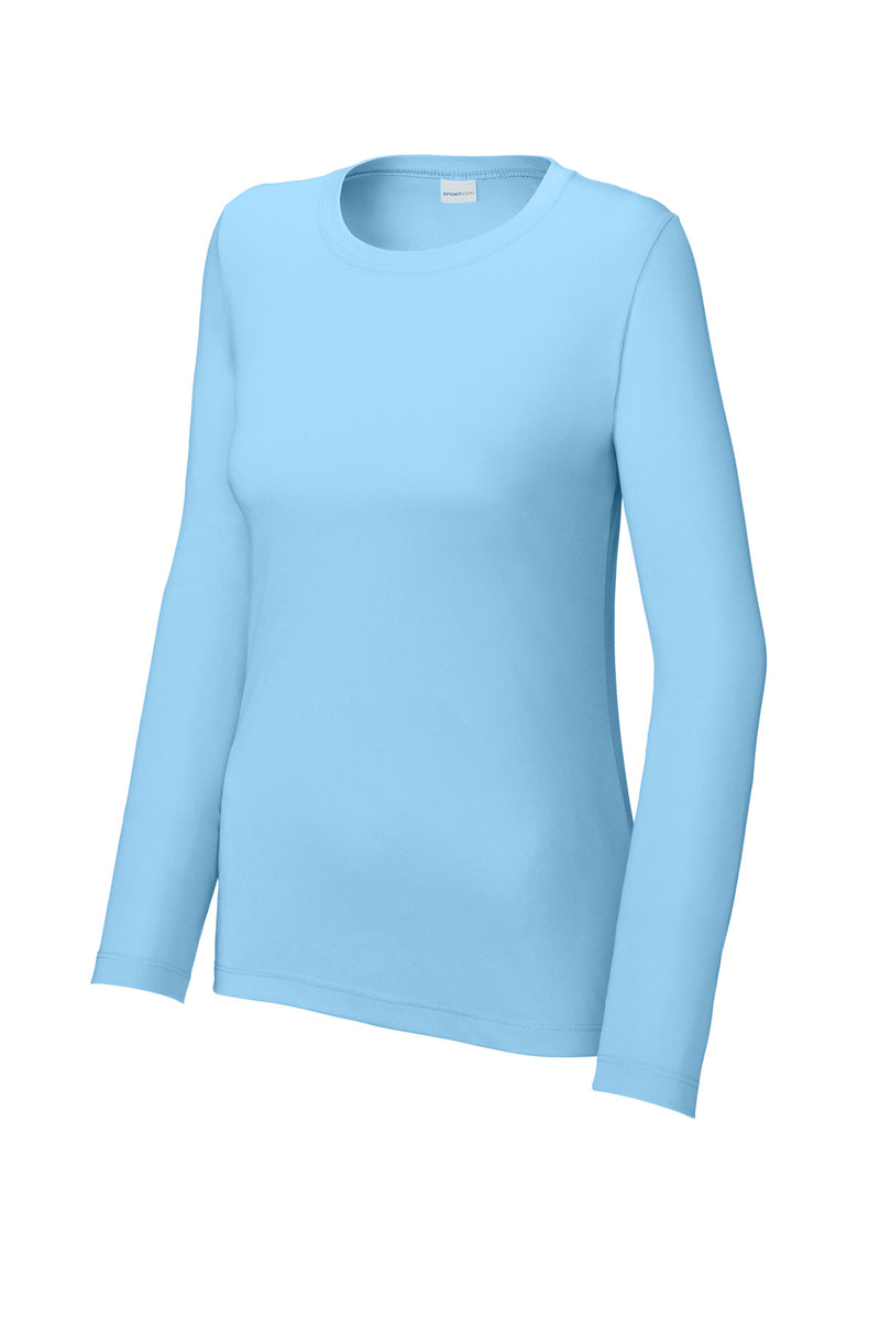 Sport-Tek Women's Posi-UV Pro Long Sleeve - Light Blue