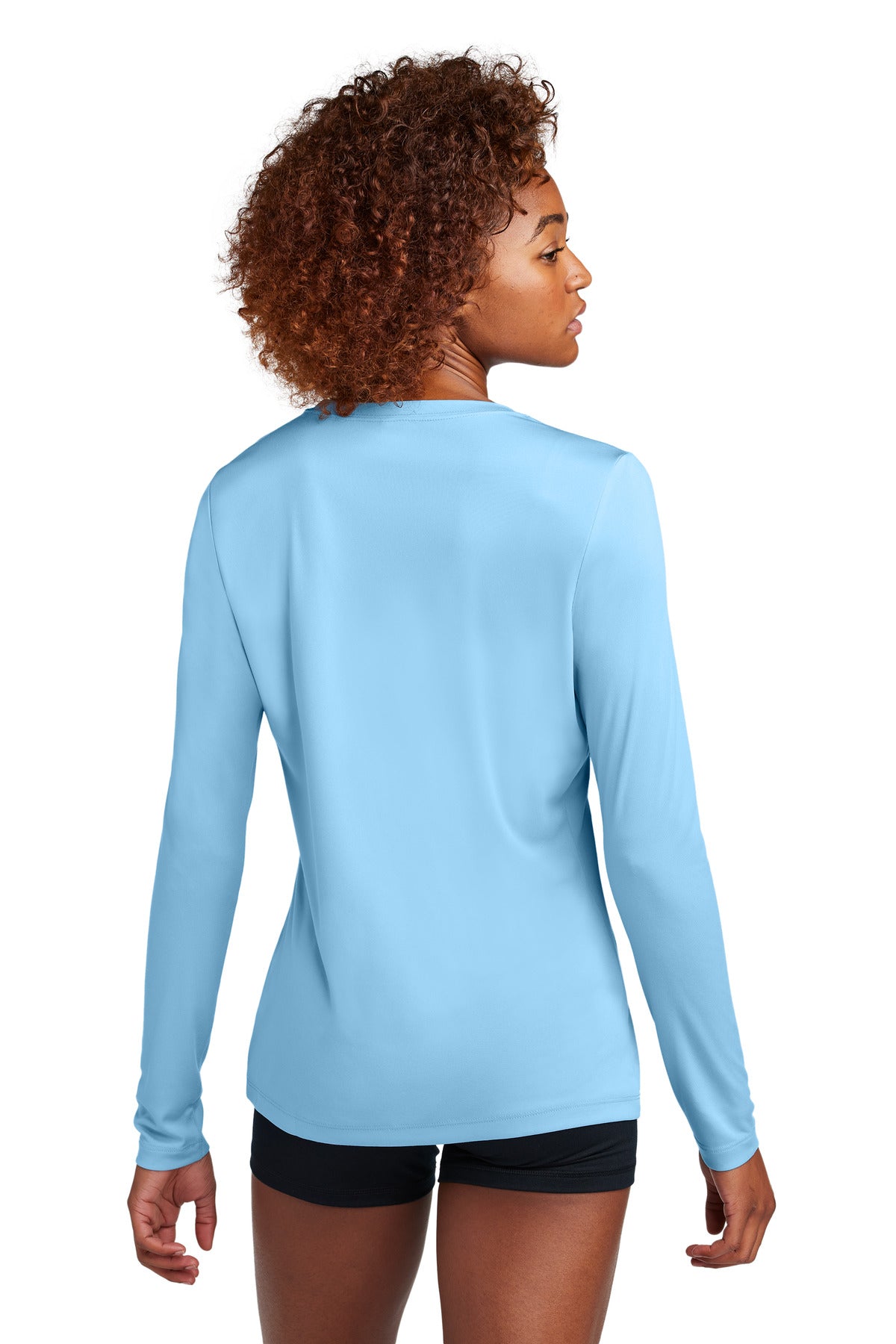 Sport-Tek Women's Posi-UV Pro Long Sleeve - Light Blue