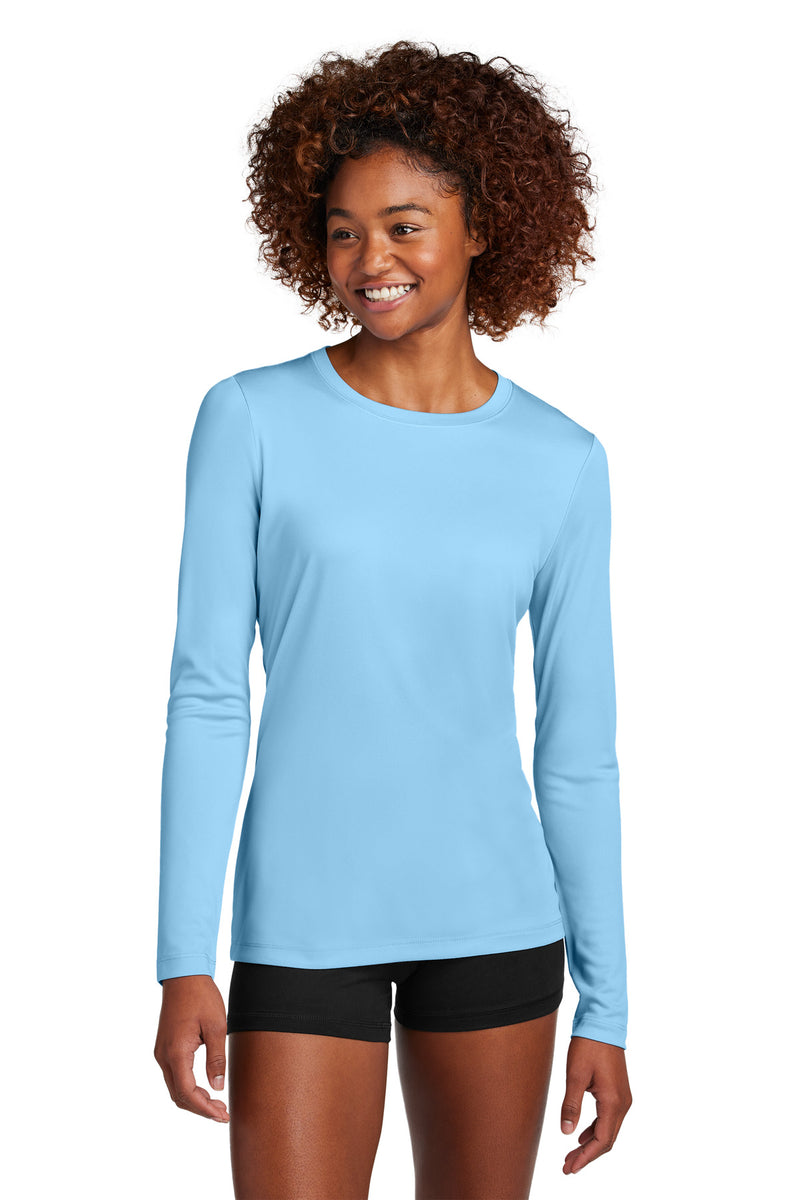Sport-Tek Women's Posi-UV Pro Long Sleeve - Light Blue